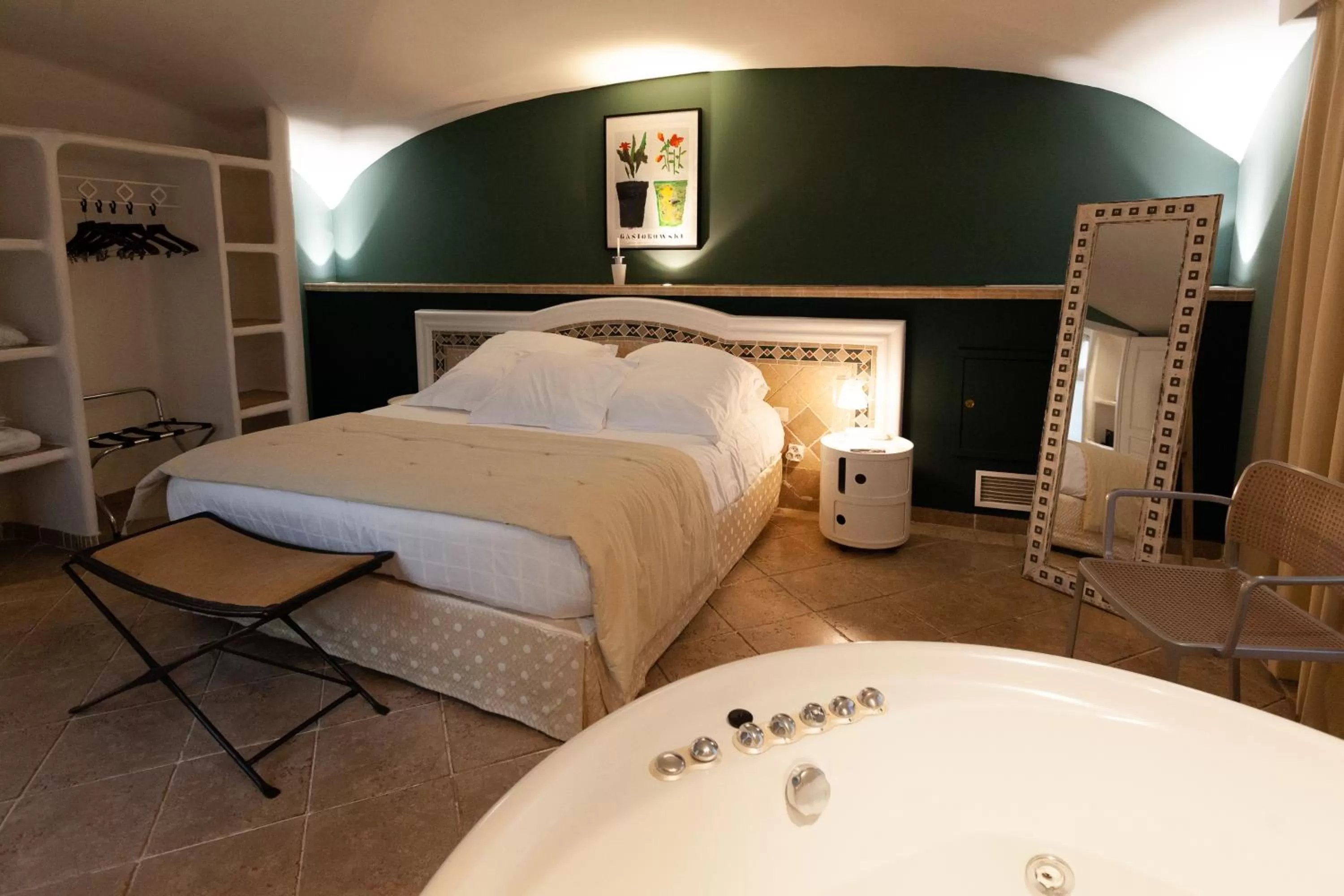 Bed in Ostella Spa & Resort