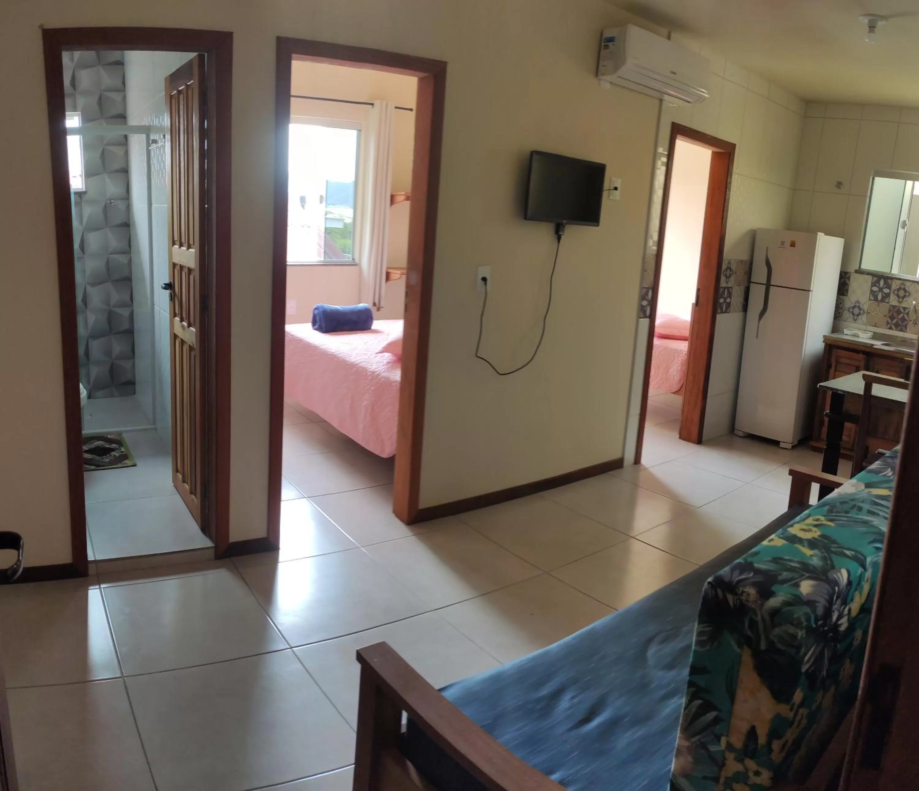 Bed in Pousada Pegadas na Areia