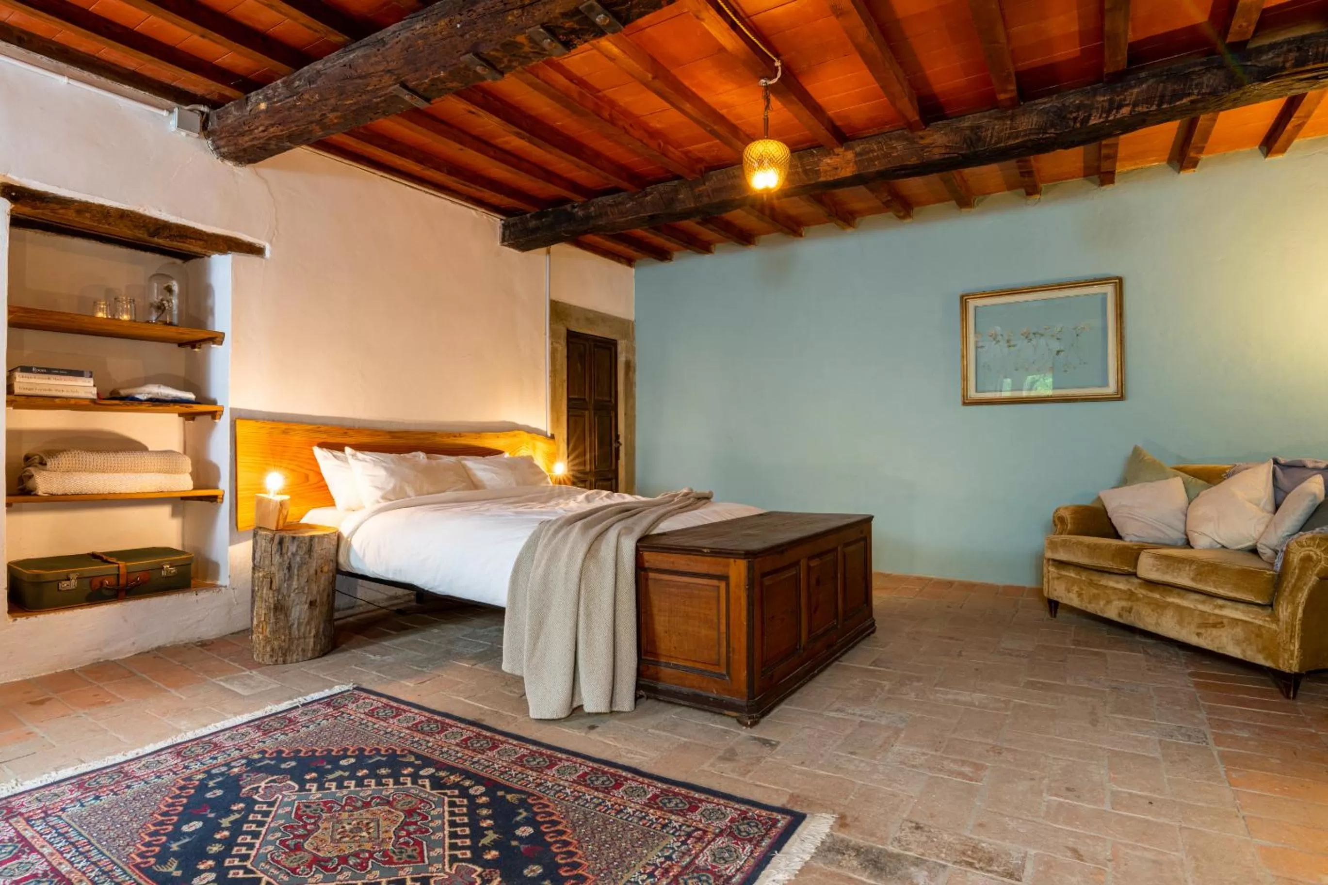 Bedroom, Bed in novanta nature retreat