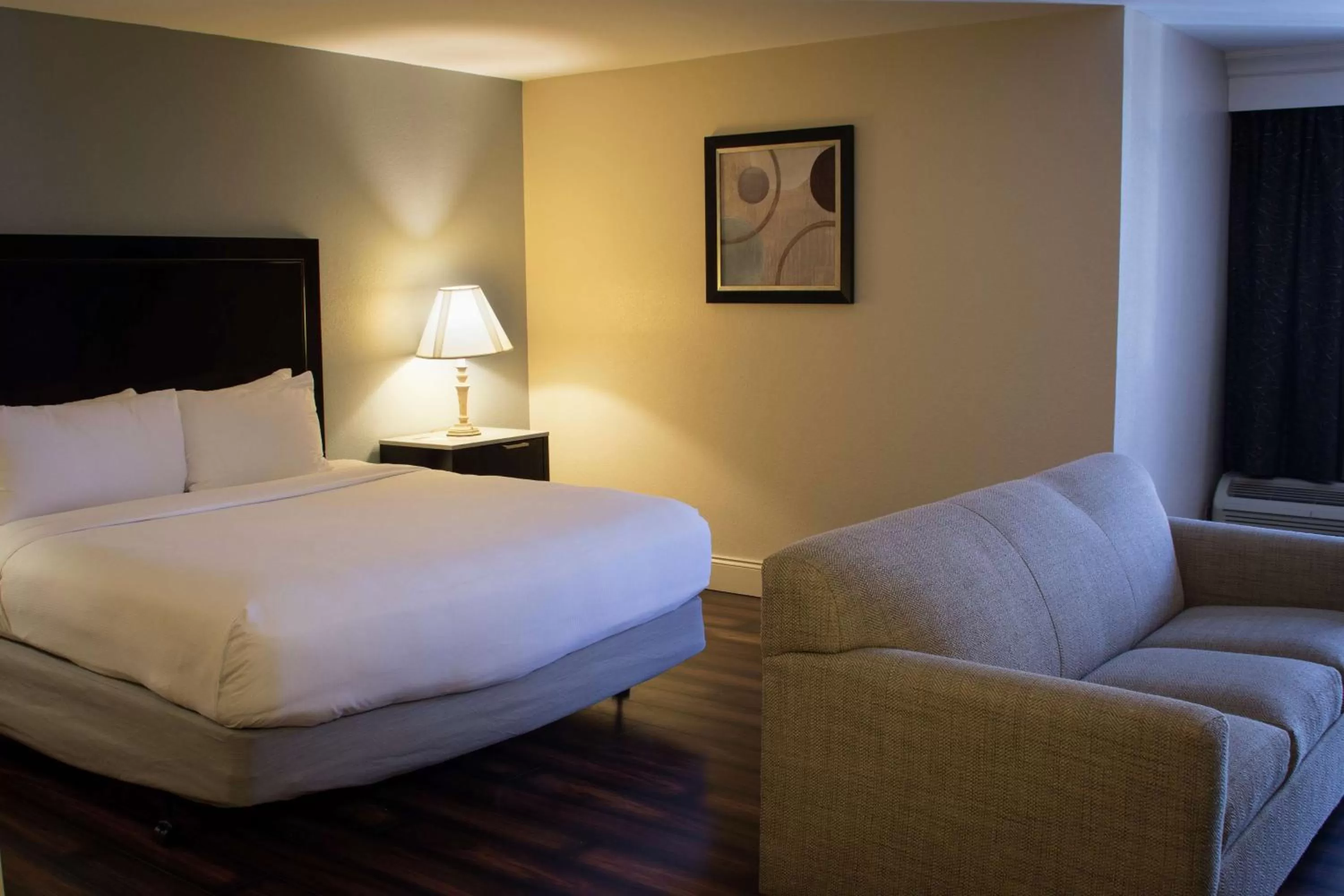 Living room, Bed in Midland Plaza Hotel