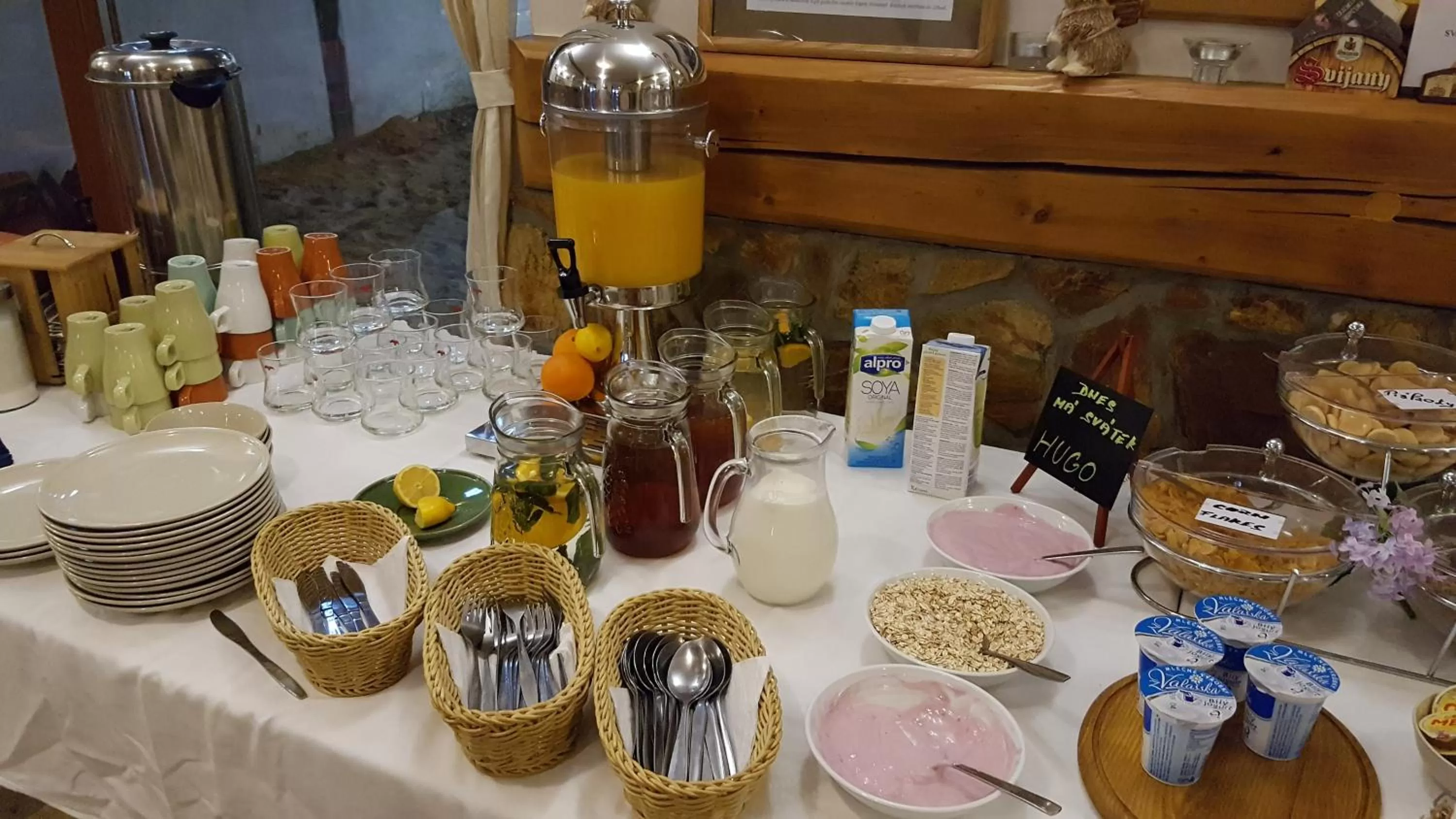 Breakfast in Hotel Farma Vysoká