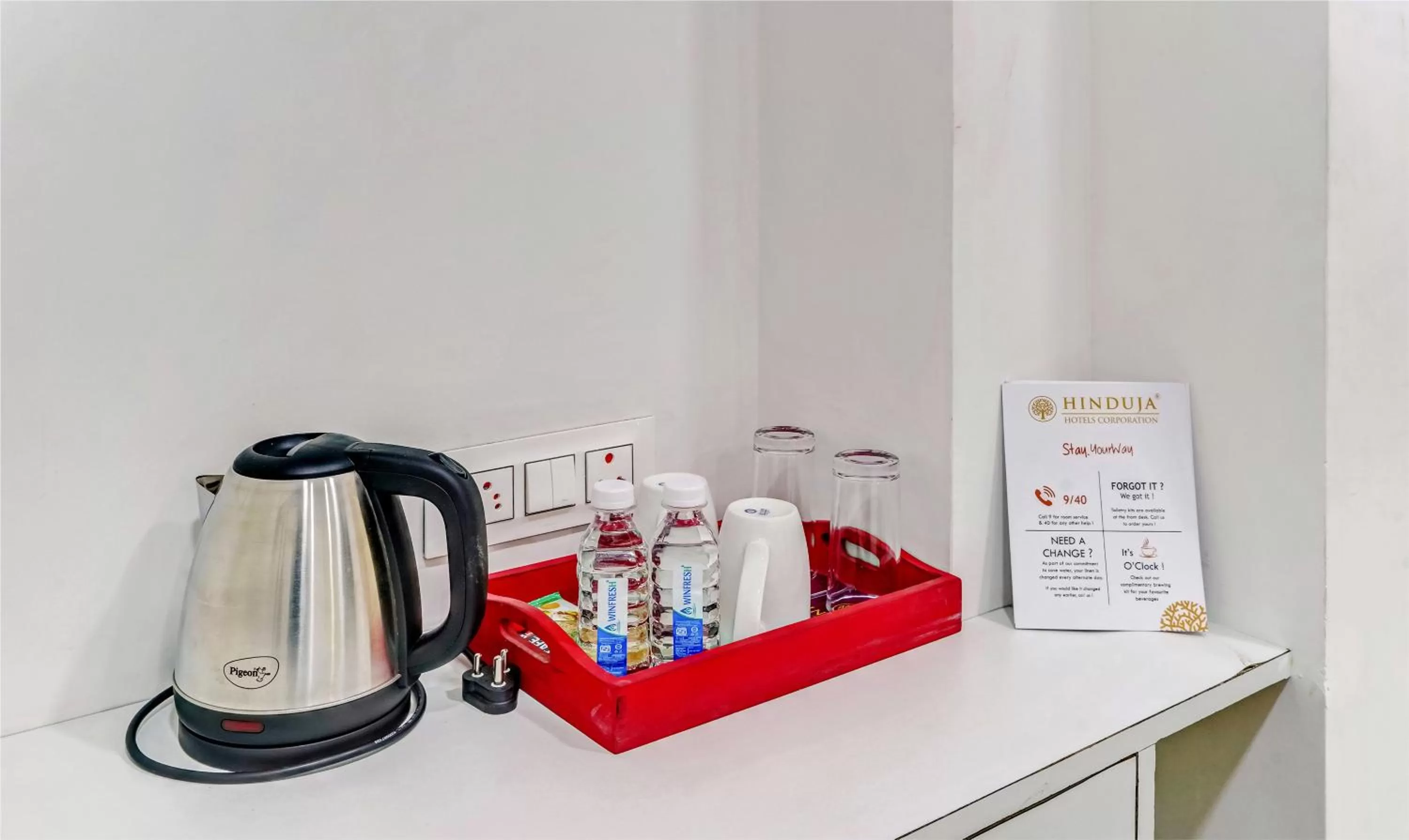 Coffee/tea facilities in Hotel Hinduja Fort