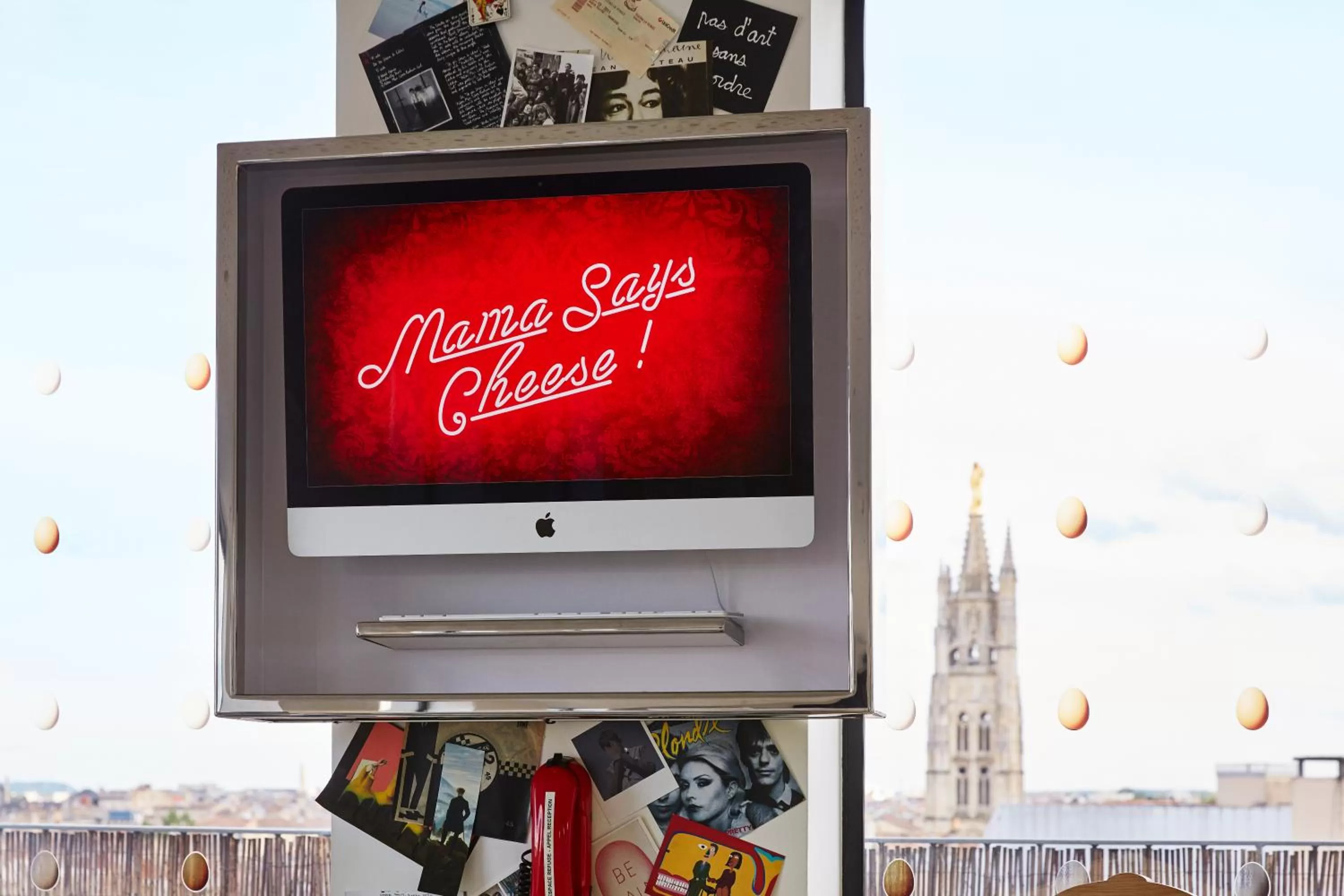 Decorative detail in Mama Shelter Bordeaux Centre