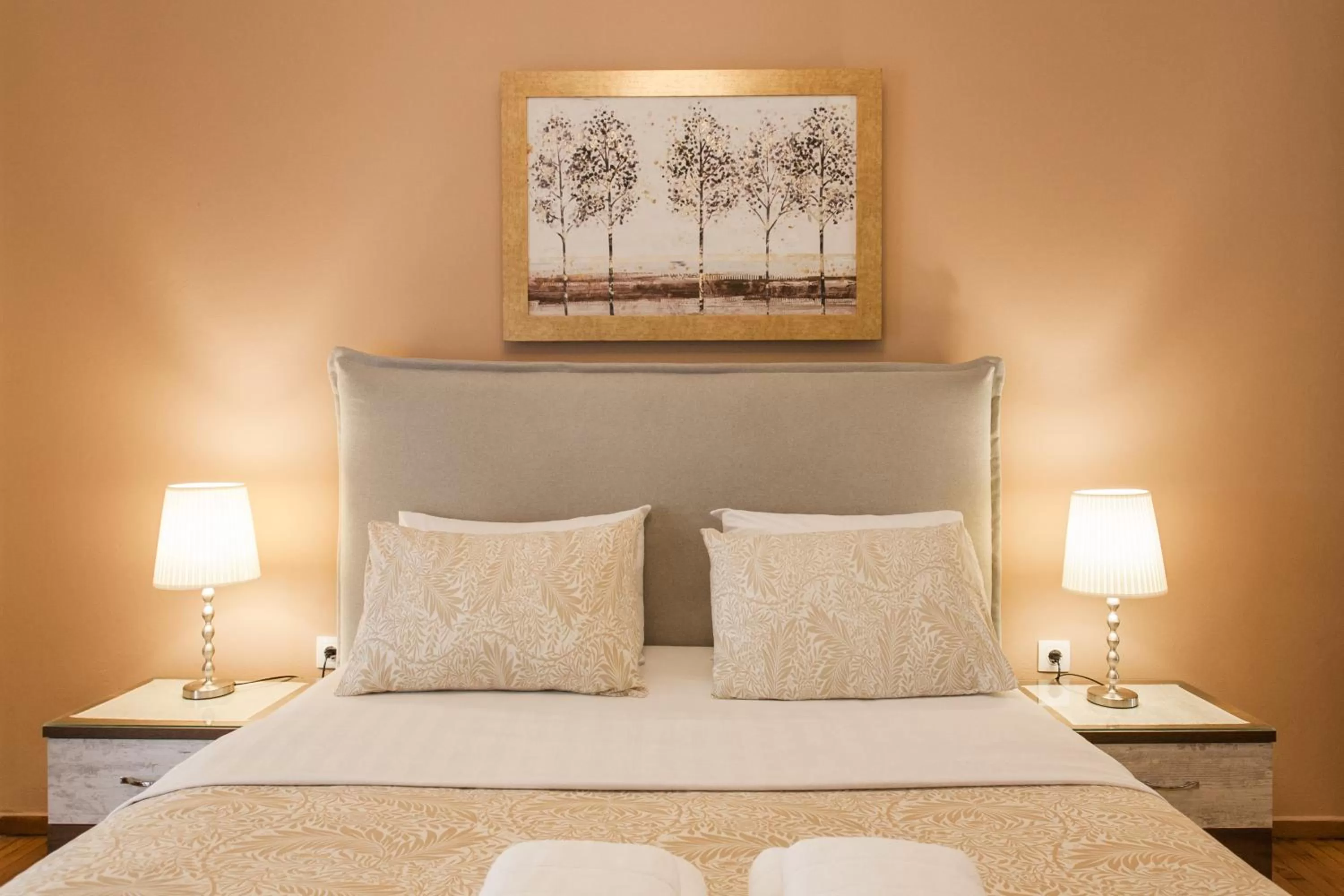 Bed in Nicholas Point Apartments and Rooms