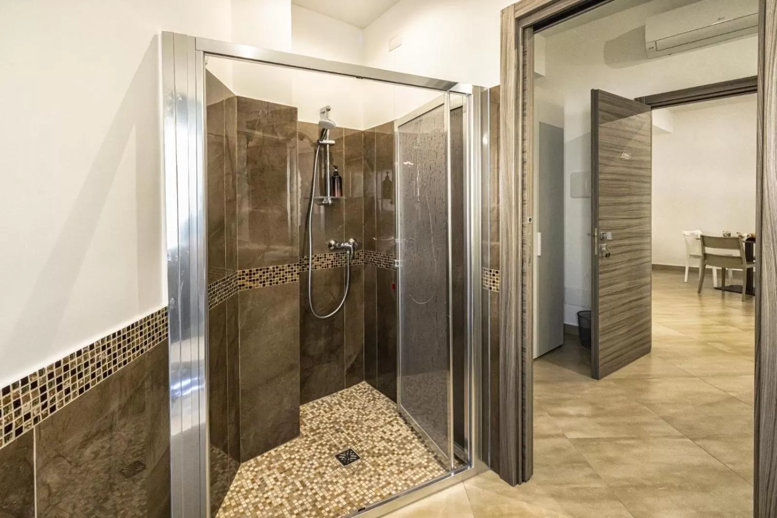 Shower in La dimora dei ricci