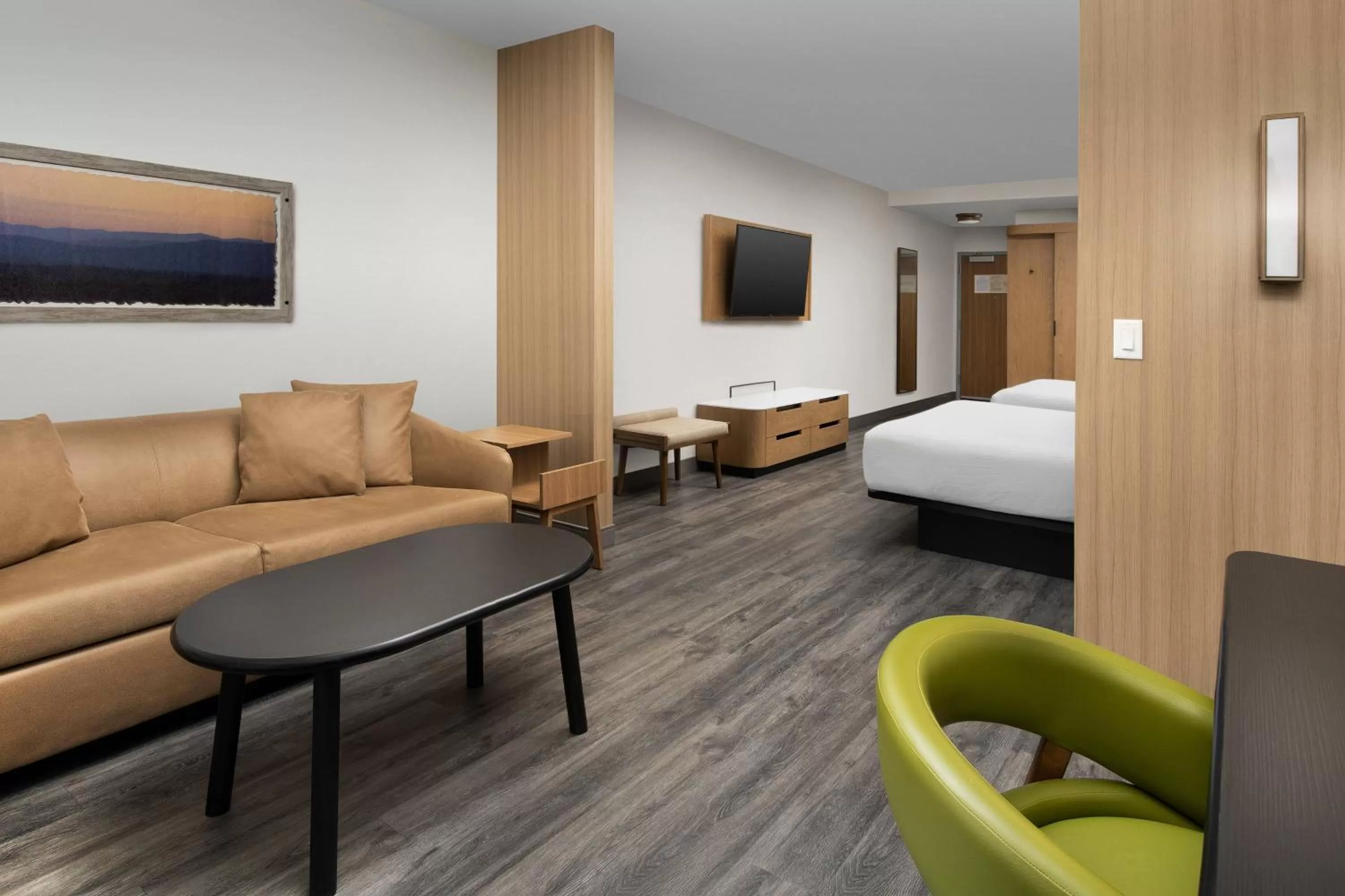 Suite with Two Queen Beds, Sofa Bed and Adapted Tub - Mobility Accessible in Fairfield Inn & Suites by Marriott Gainesville I-75