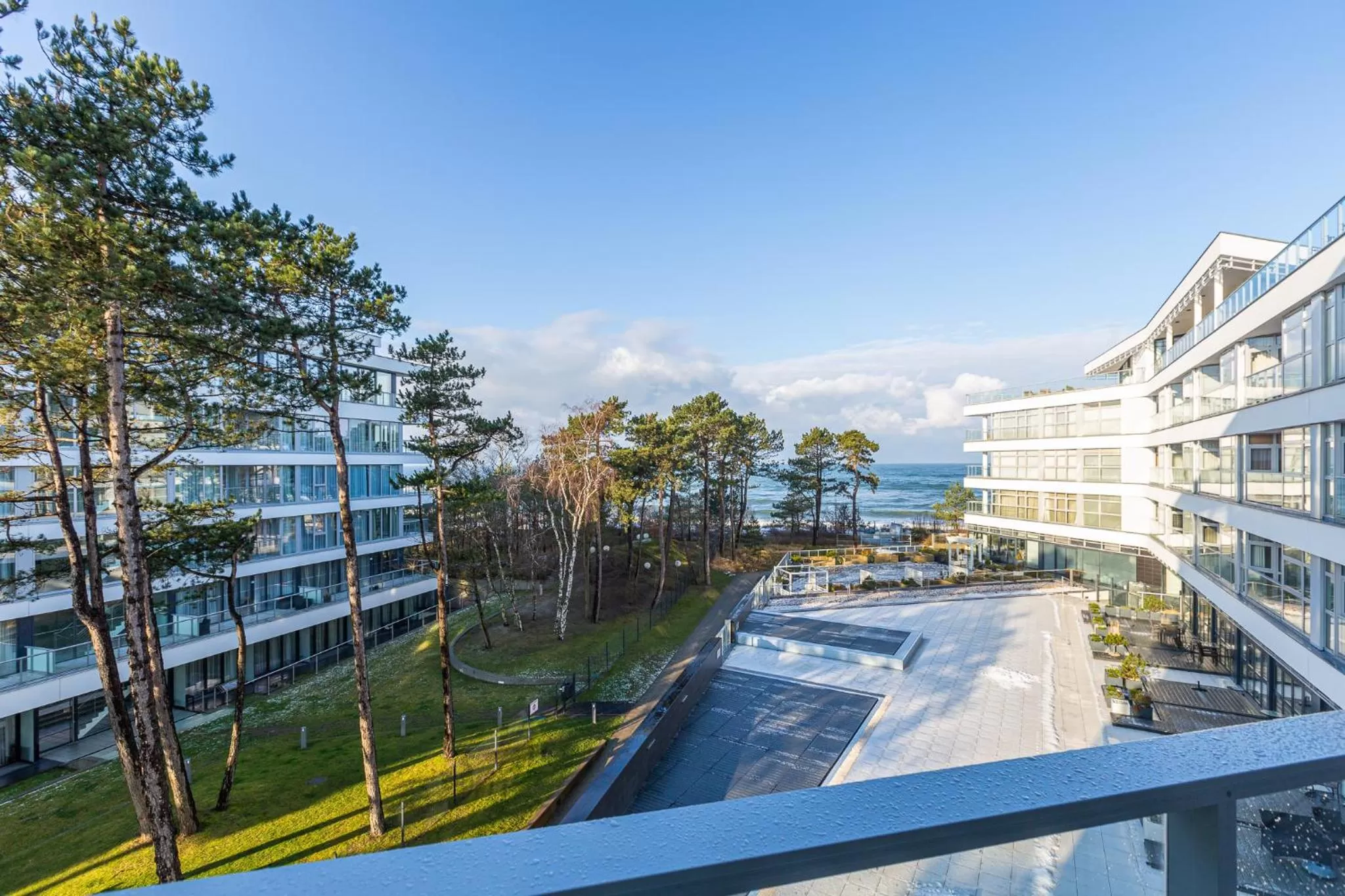 Property building, Balcony/Terrace in Dune Resort Mielno - A