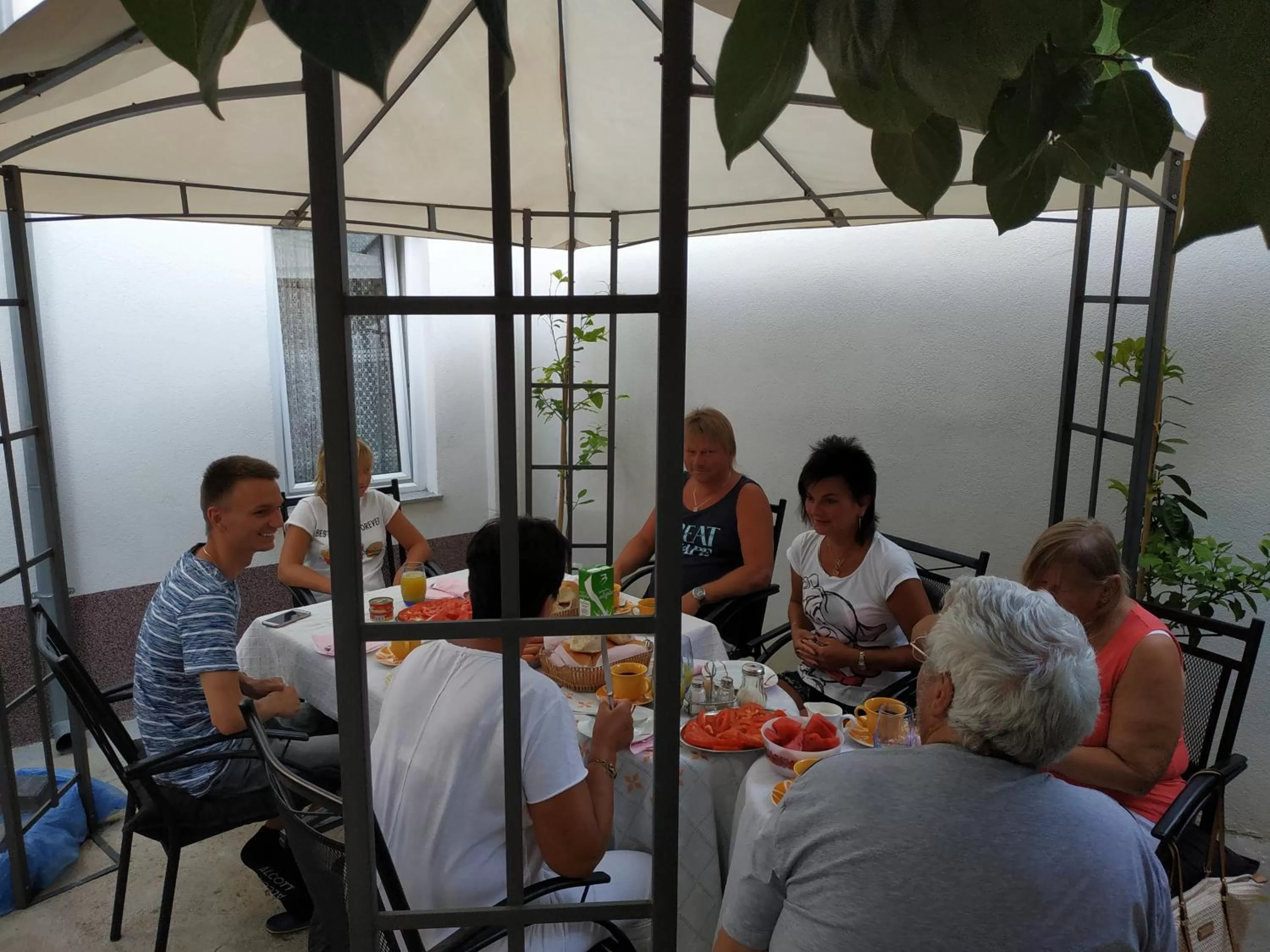 Continental breakfast in Guest House Nana