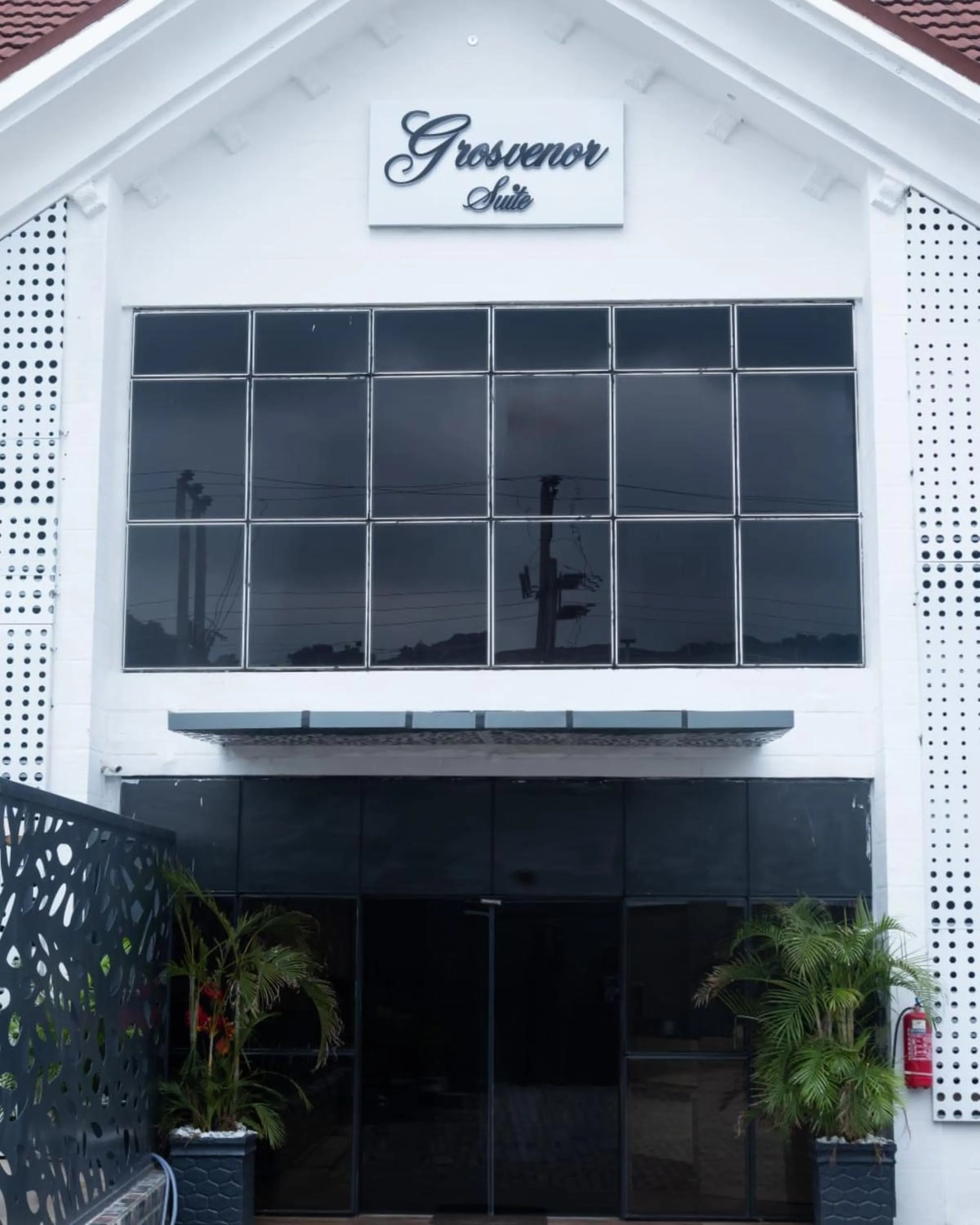 Facade/entrance in The Grosvenor Suites Gwarinpa Abuja