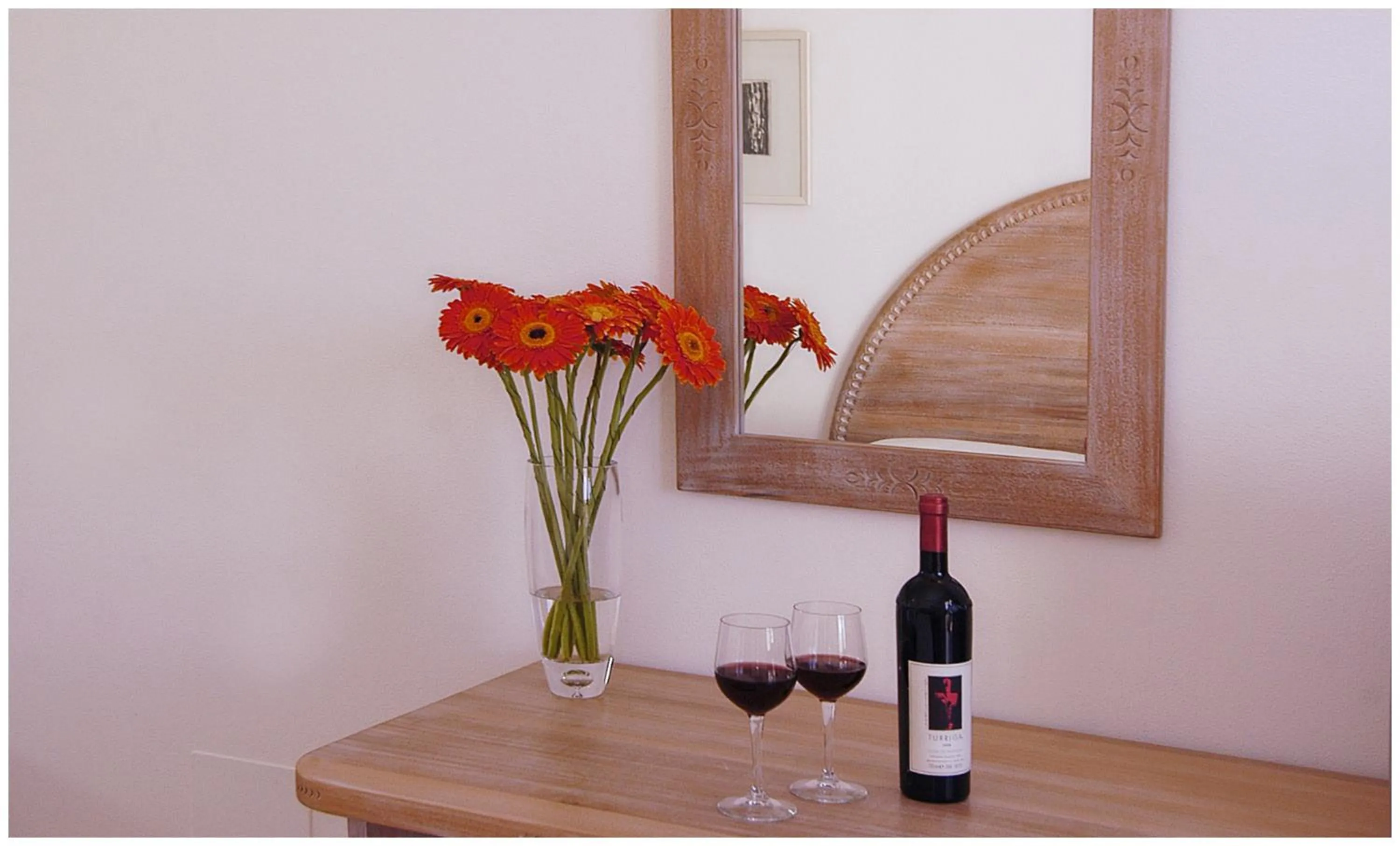 Seating area in Hotel Angedras