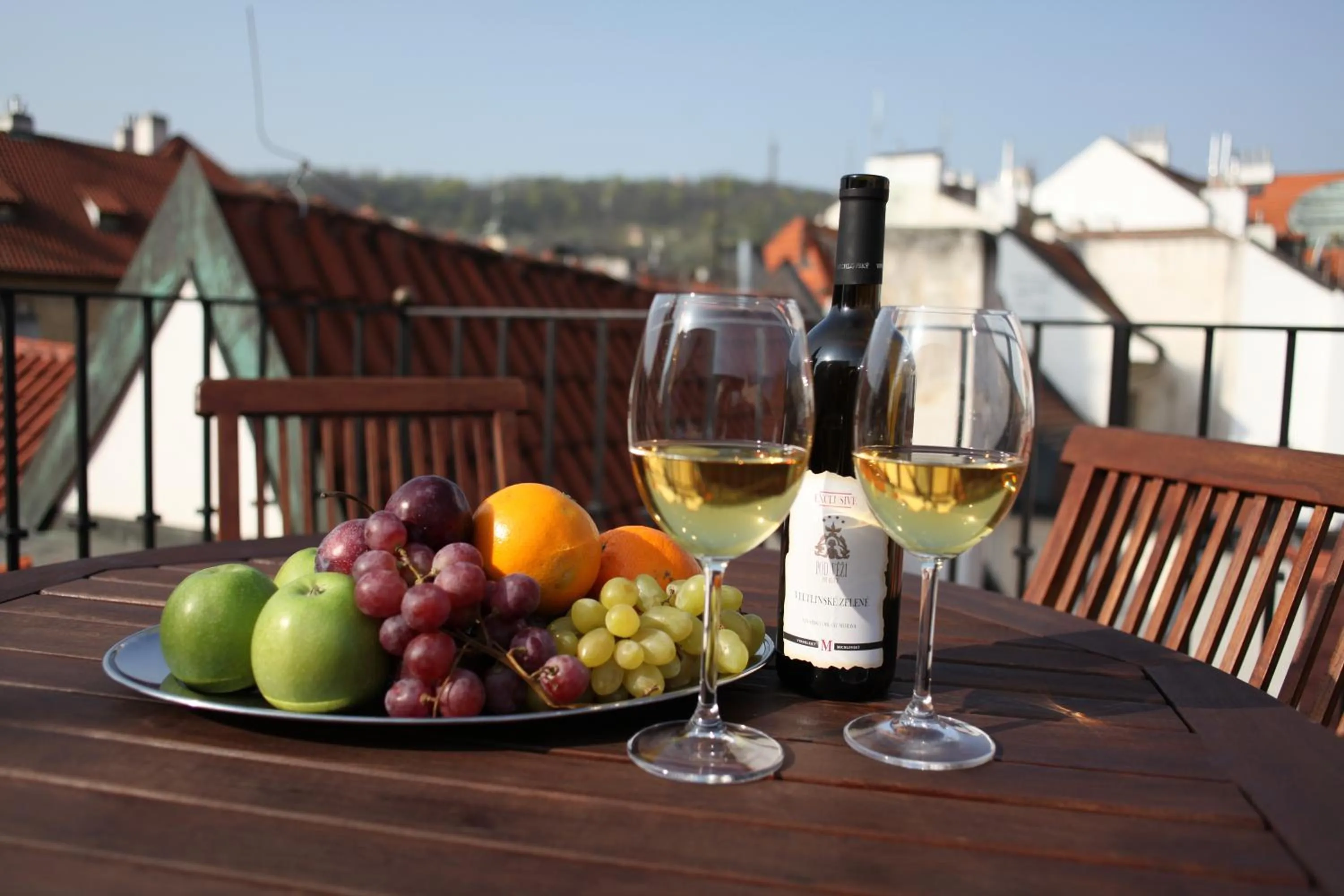 Patio in Hotel Pod Věží
