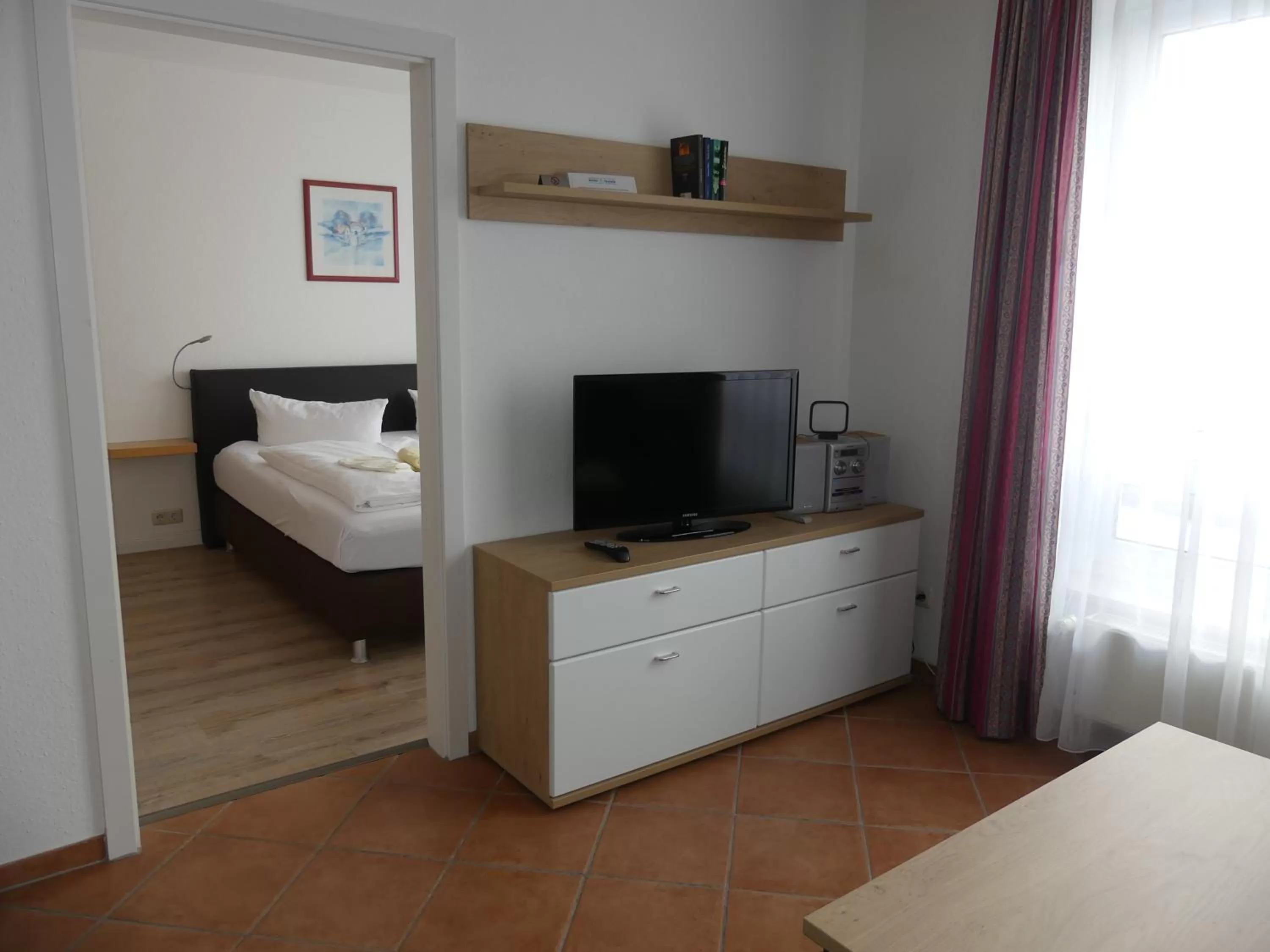 Photo of the whole room, Bed in Apartmenthaus Binzer Sterne