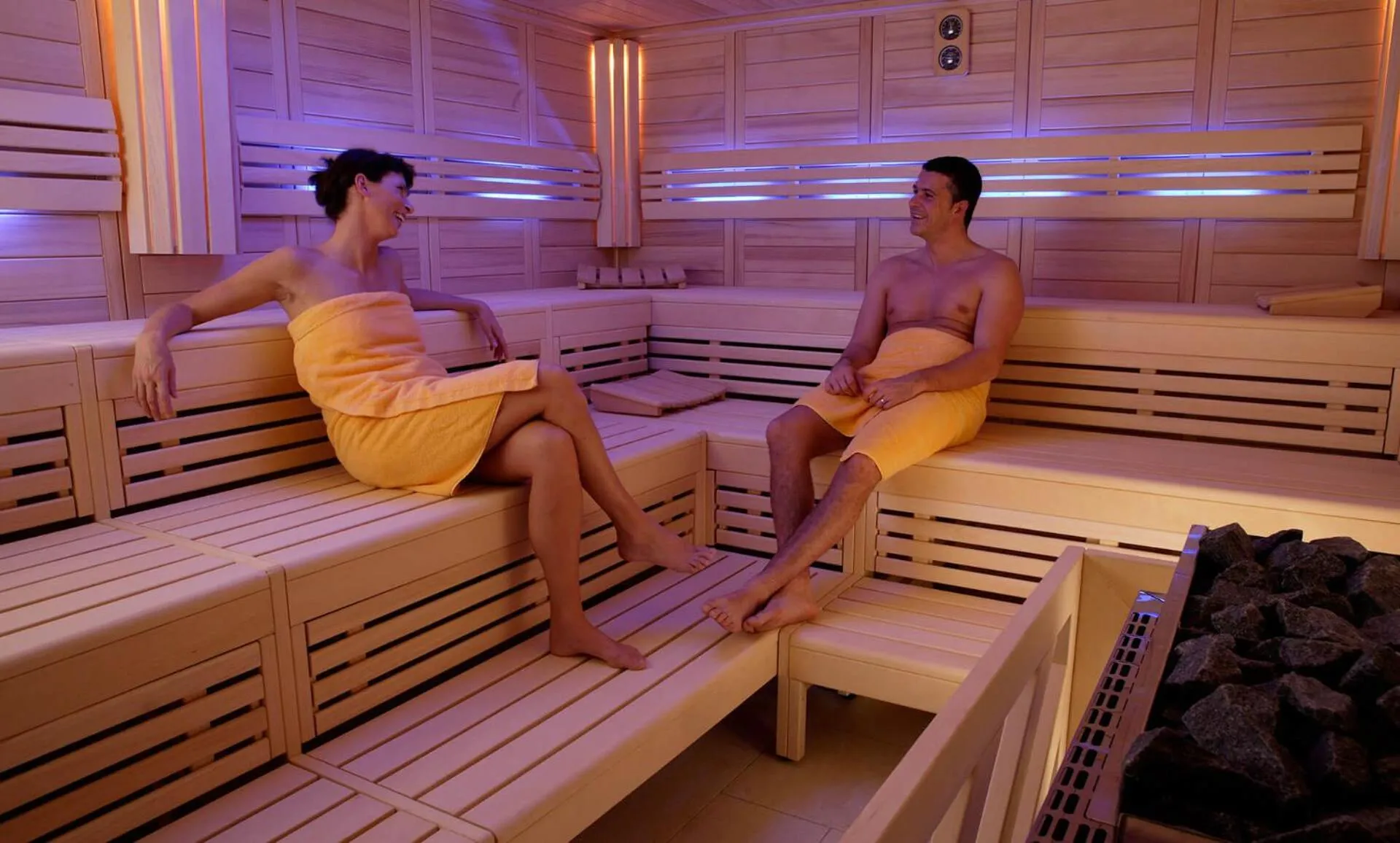 Sauna in Lind Hotel