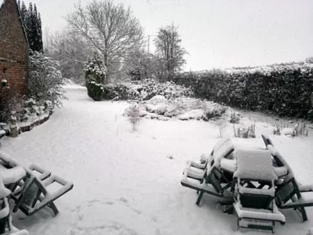 Garden view, Winter in Ternhill Farm House - 5 Star Guest Accommodation with optional award winning breakfast