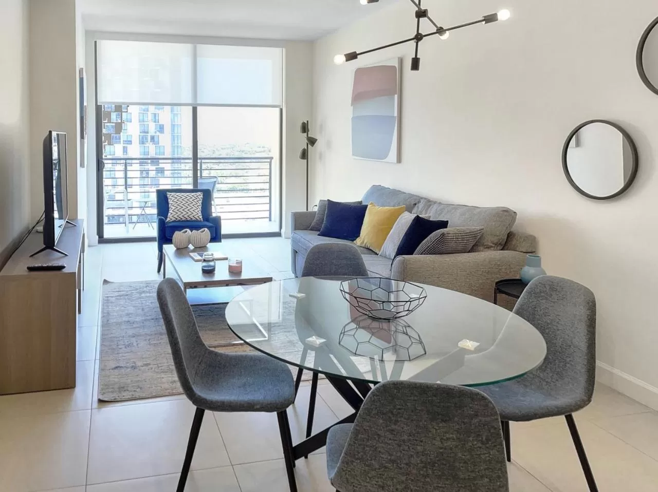Living room in Provident Grand Luxury Short-Term Residences