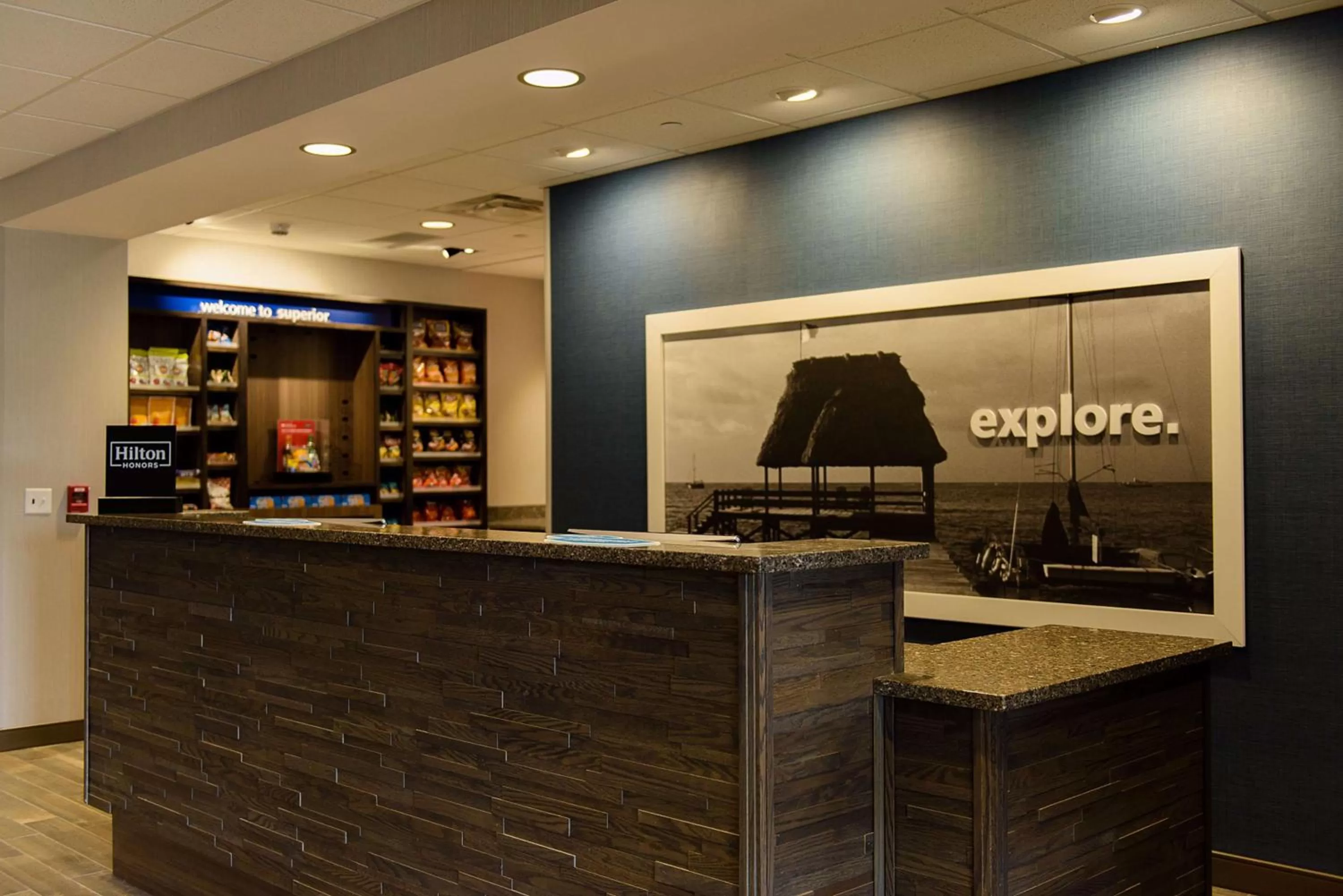 Lobby or reception in Hampton Inn Superior Duluth, Wi