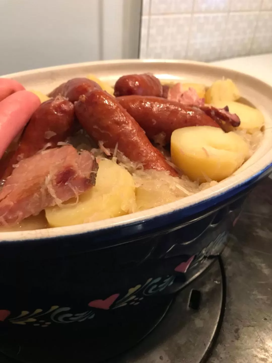 Dinner, Food in Maison d'hôtes Aux Deux Cigognes