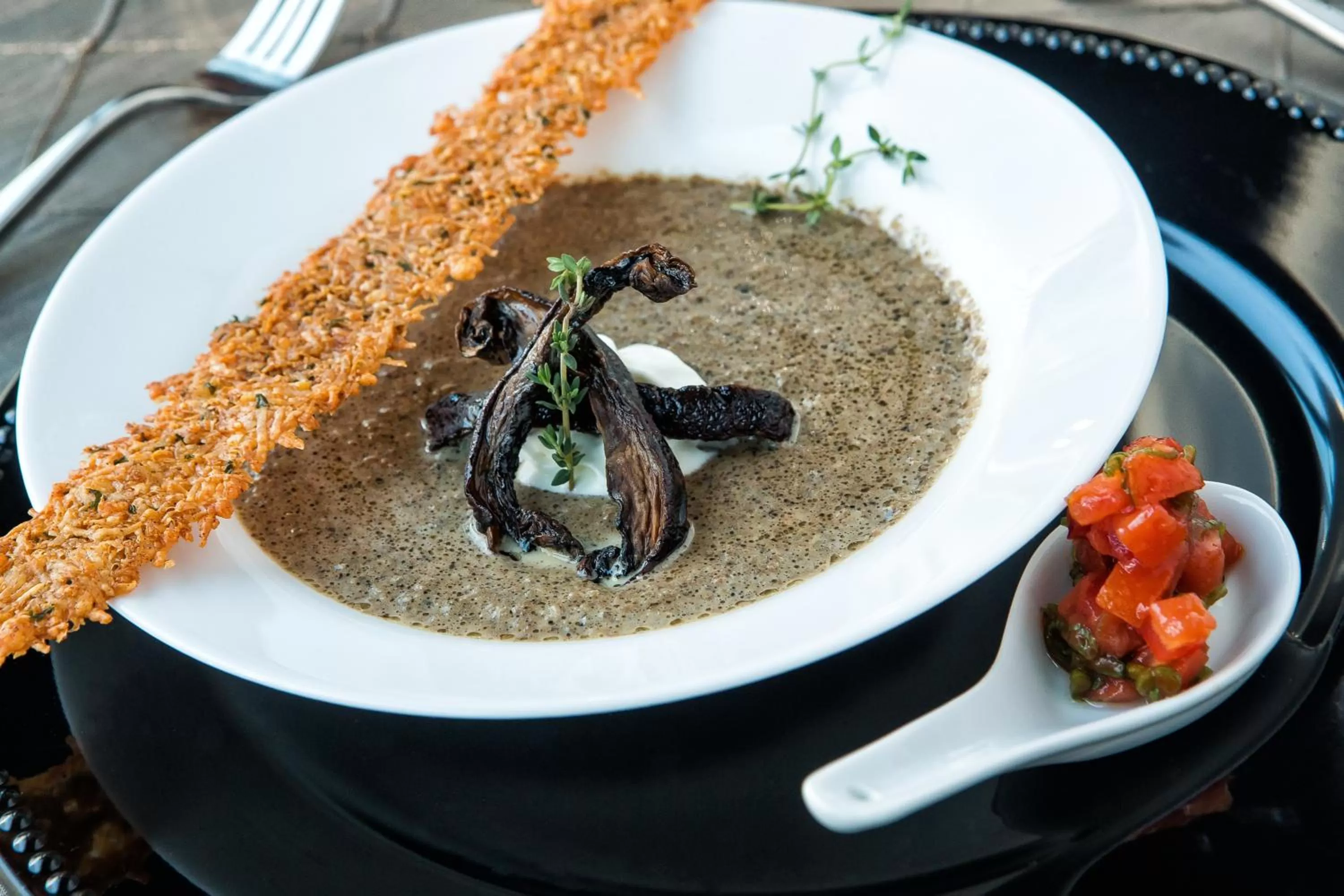 Food in Matrix Hotel