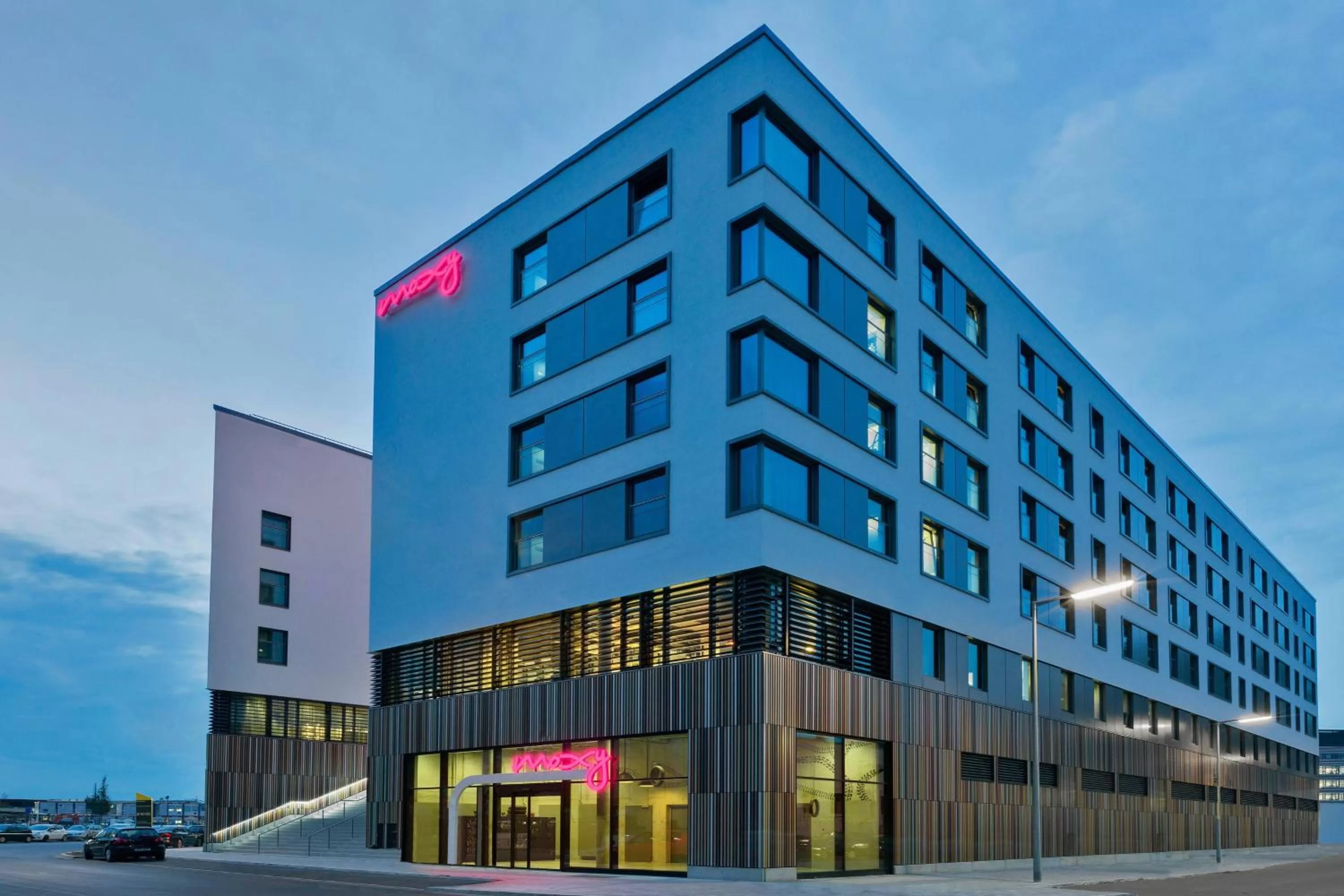 Property building in Moxy Munich Ostbahnhof
