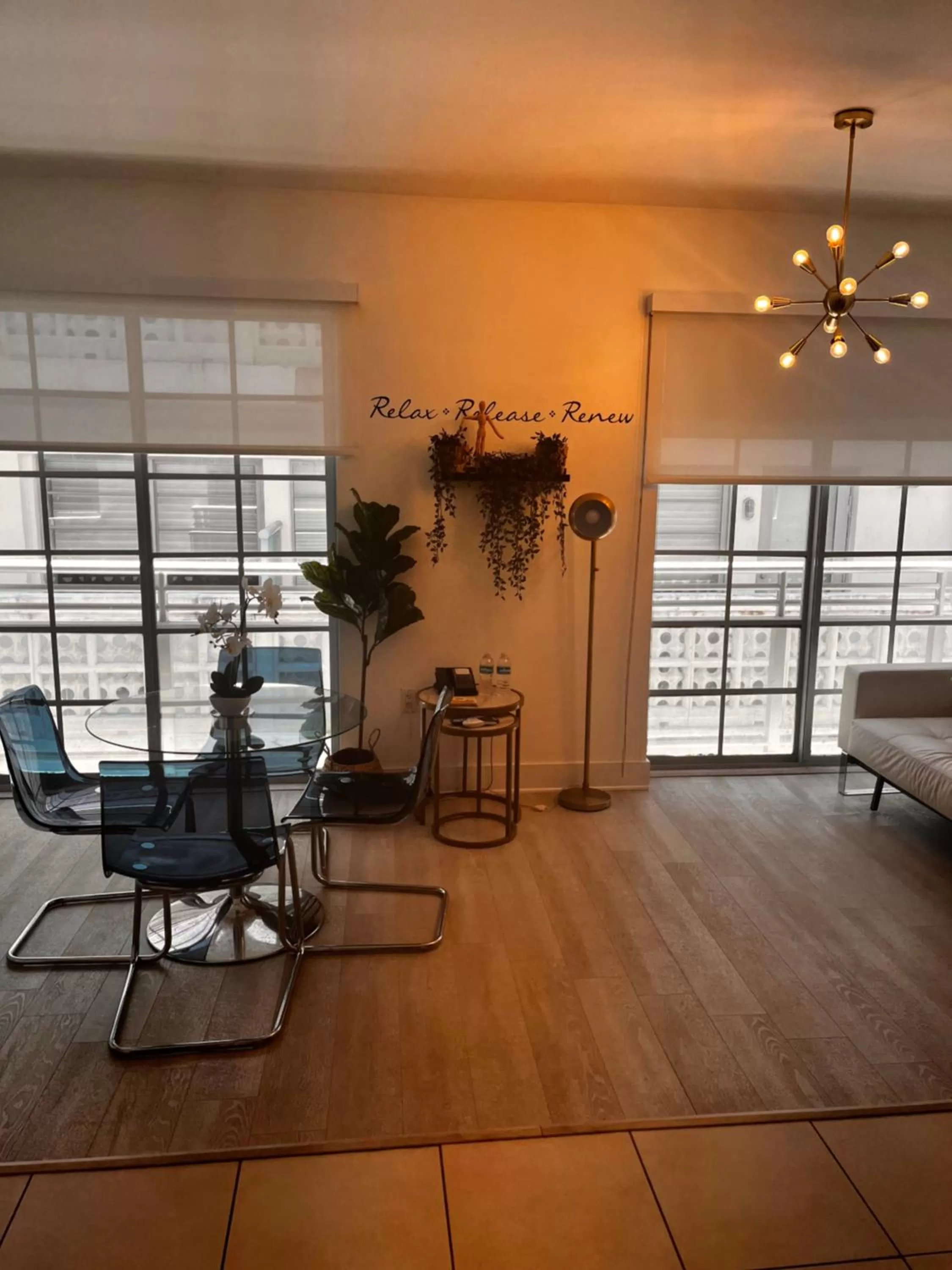 Living room in Suites at The Strand on Ocean Drive
