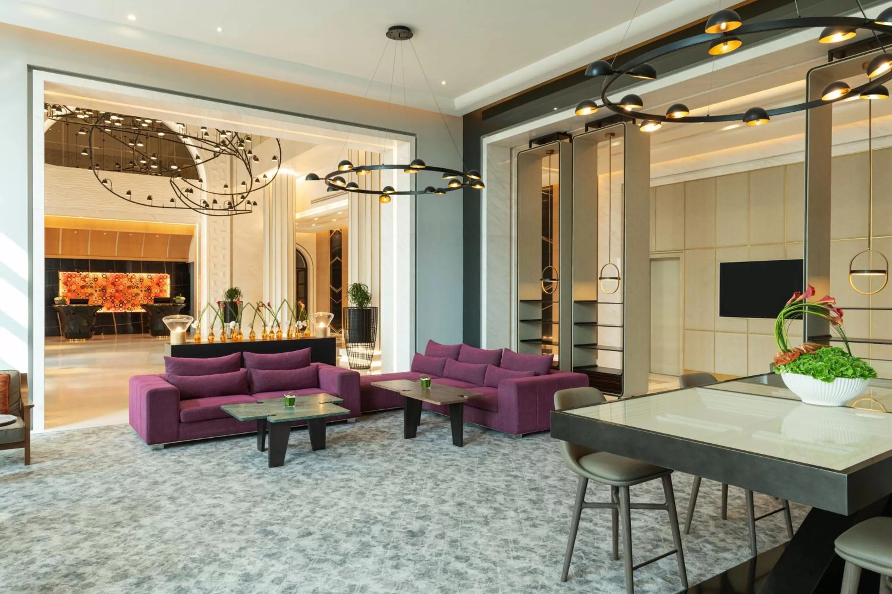 Lobby or reception in Le Royal Méridien Place Vendôme Lusail