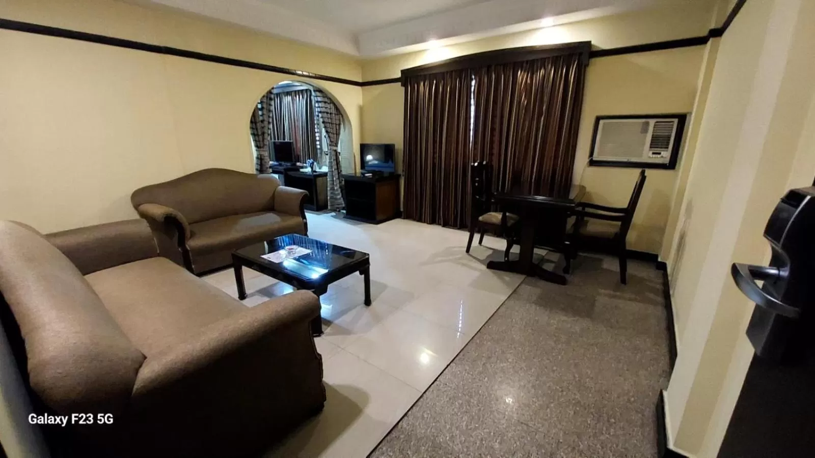 Seating area in Lytton Hotel