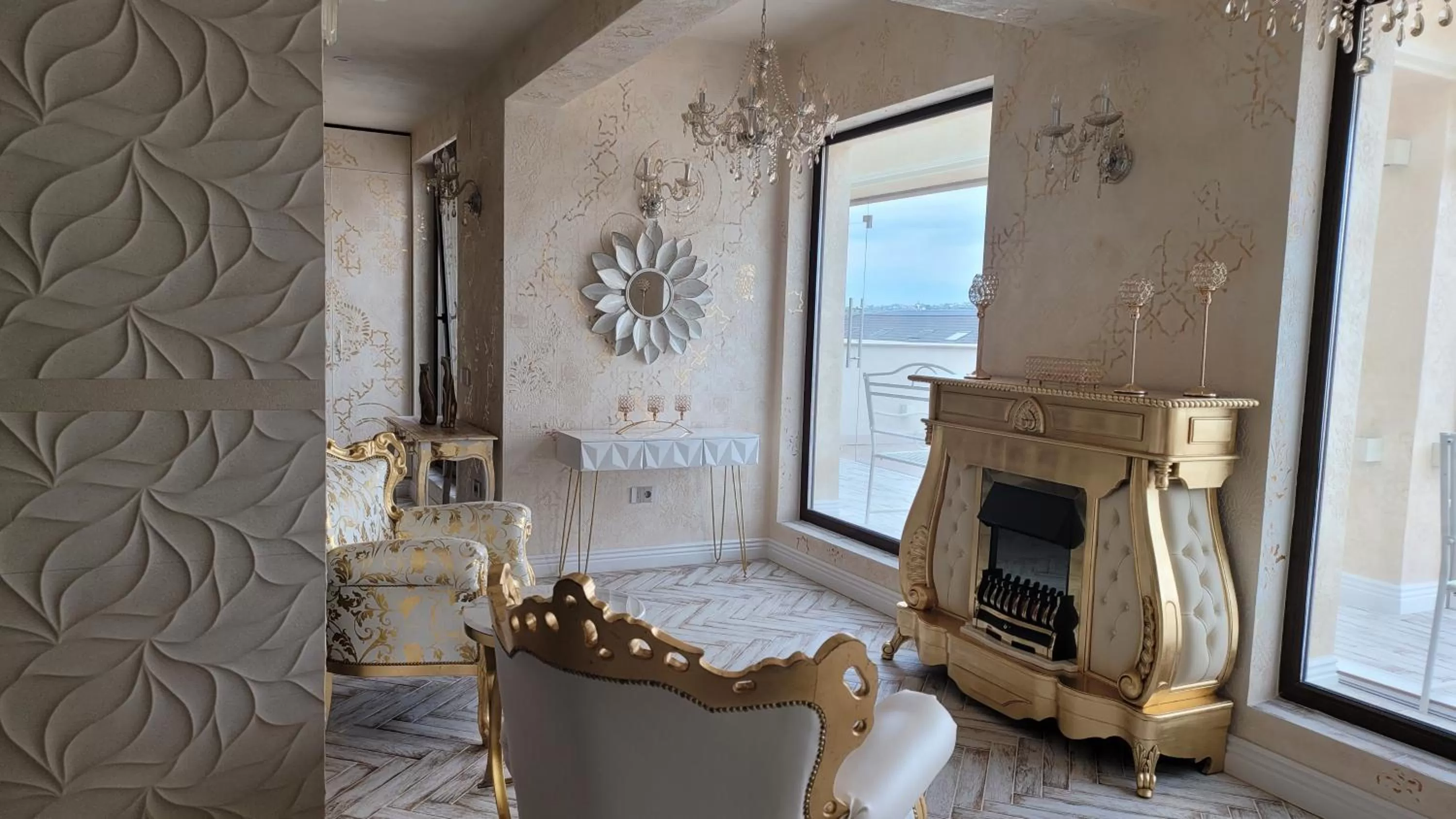 Decorative detail in Terrace Suites Iasi