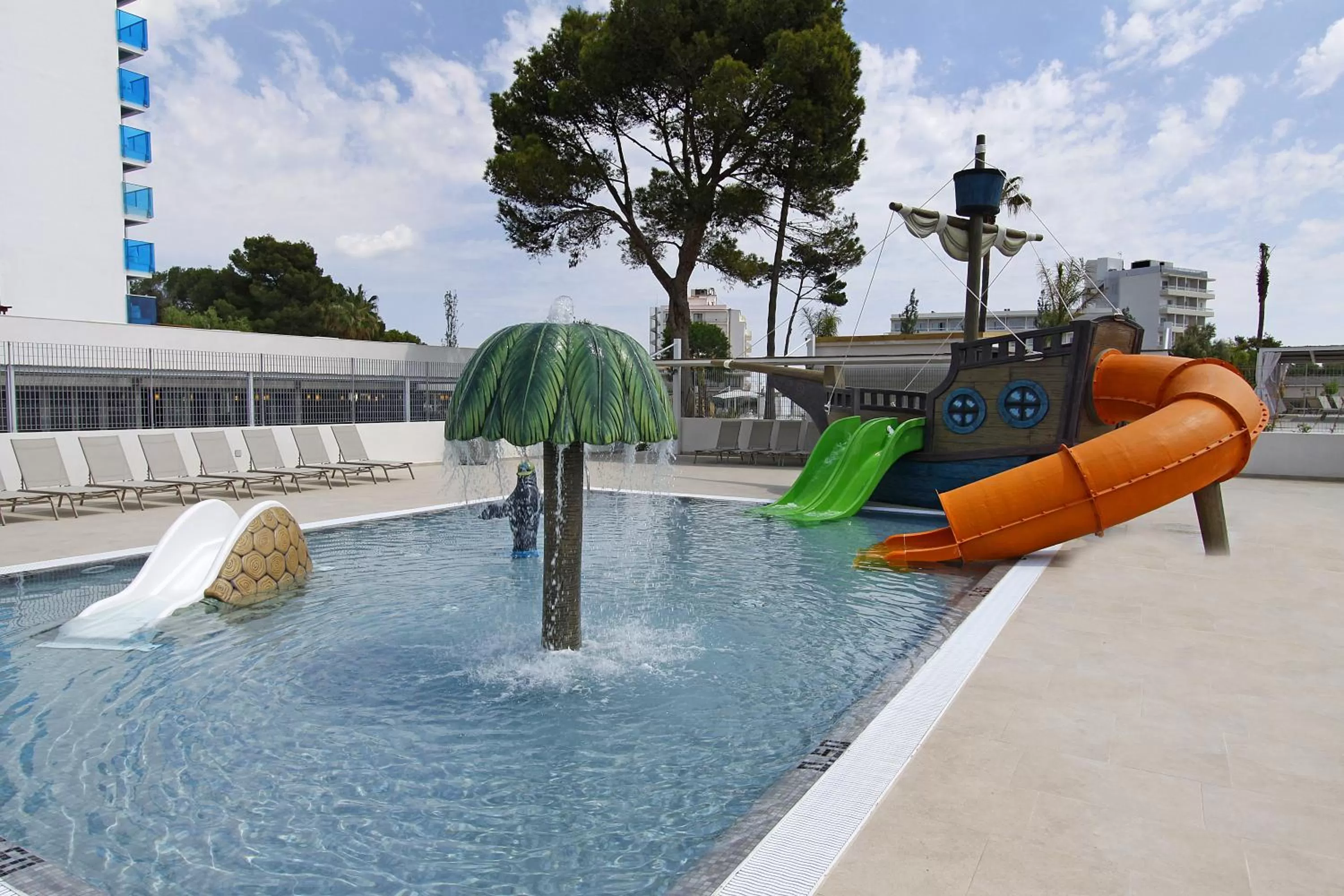 Children play ground in BG Tonga Tower