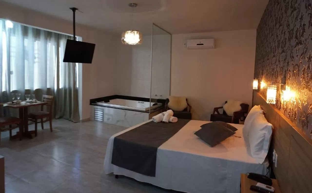 Bed in Hotel Petaluma Piumhi