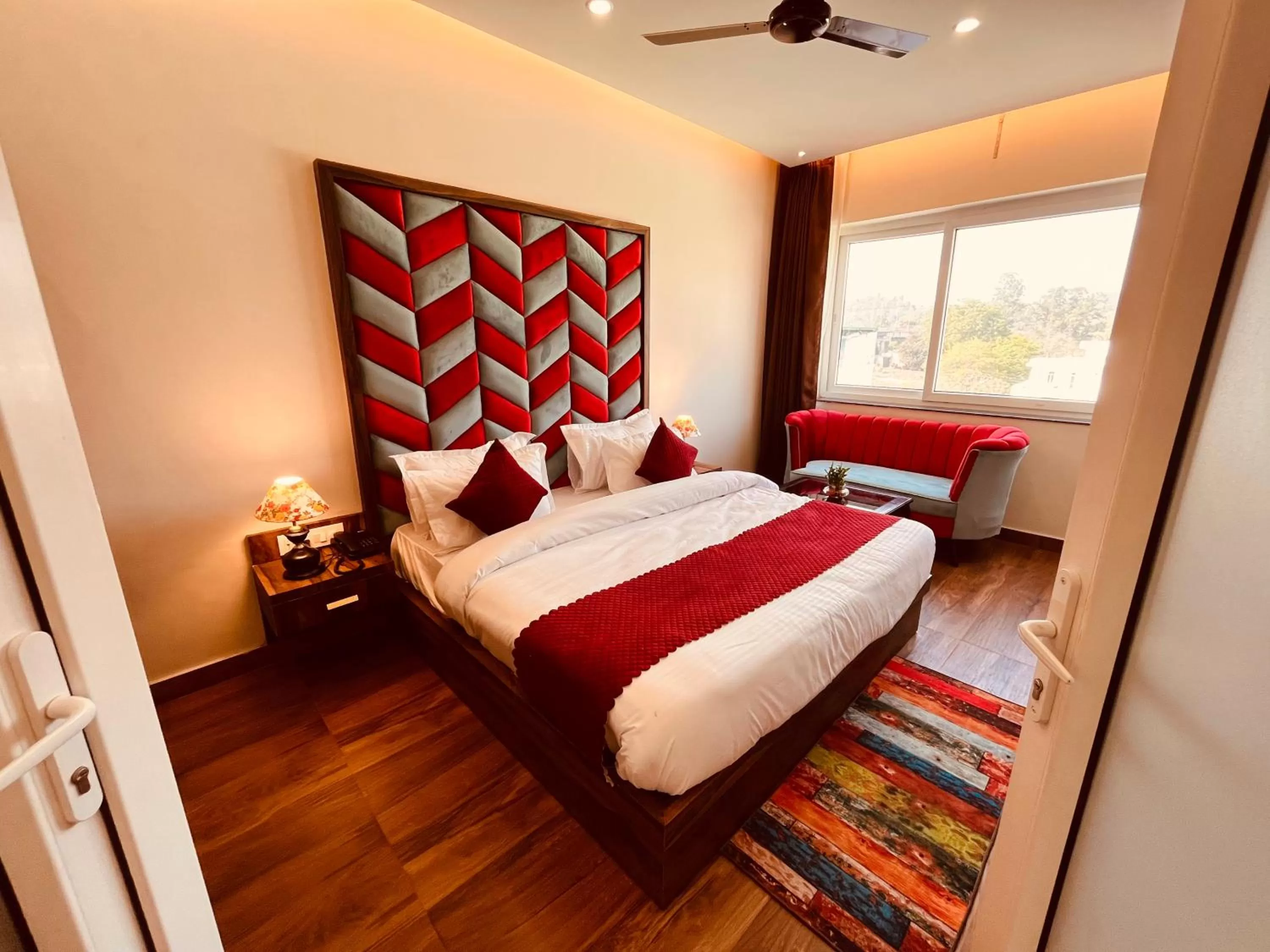 Bed in Hotel Gange, Haridwar