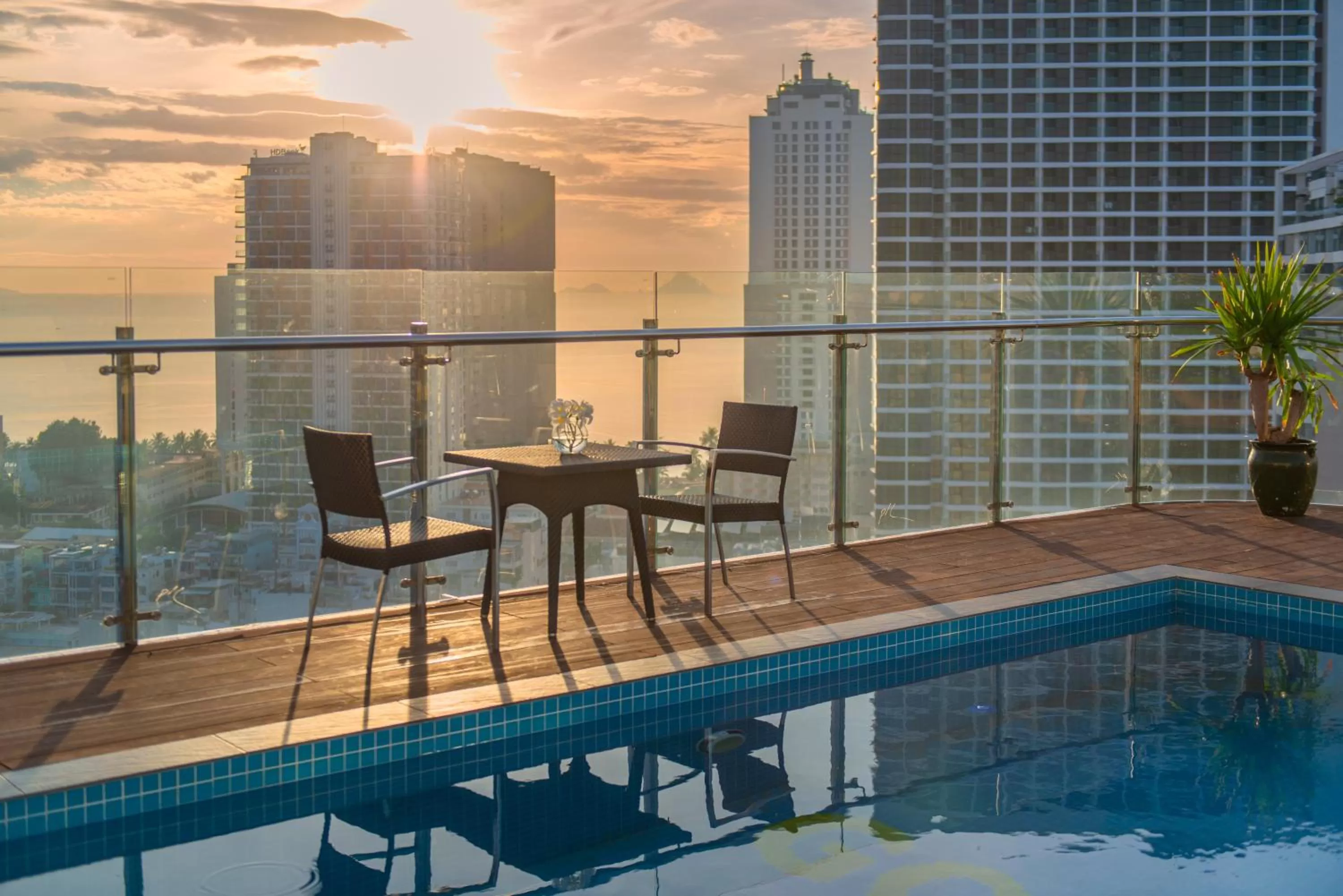 Swimming pool in The Gold Coast Hotel Nha Trang