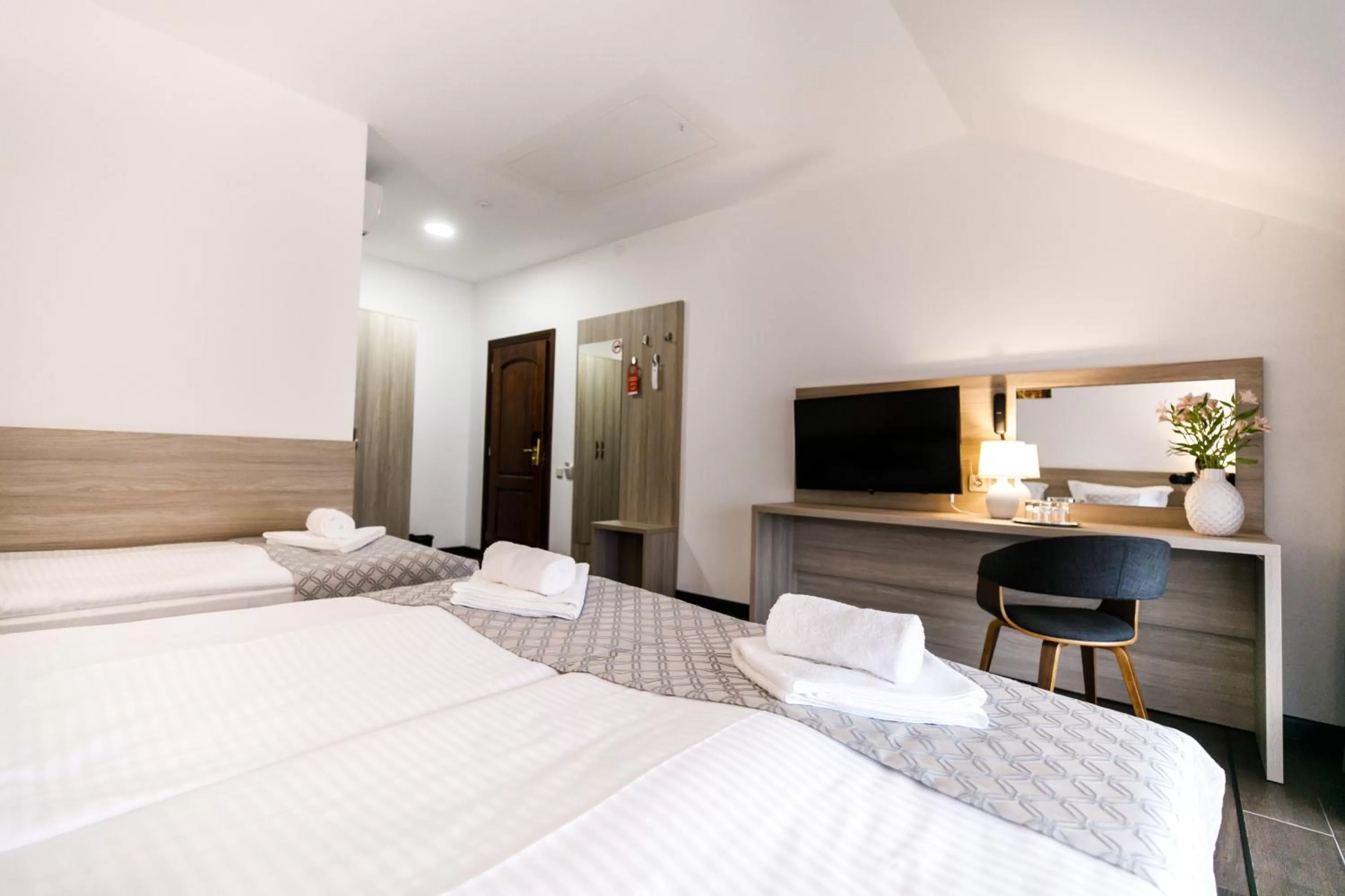 Bed in Hotel Antonio