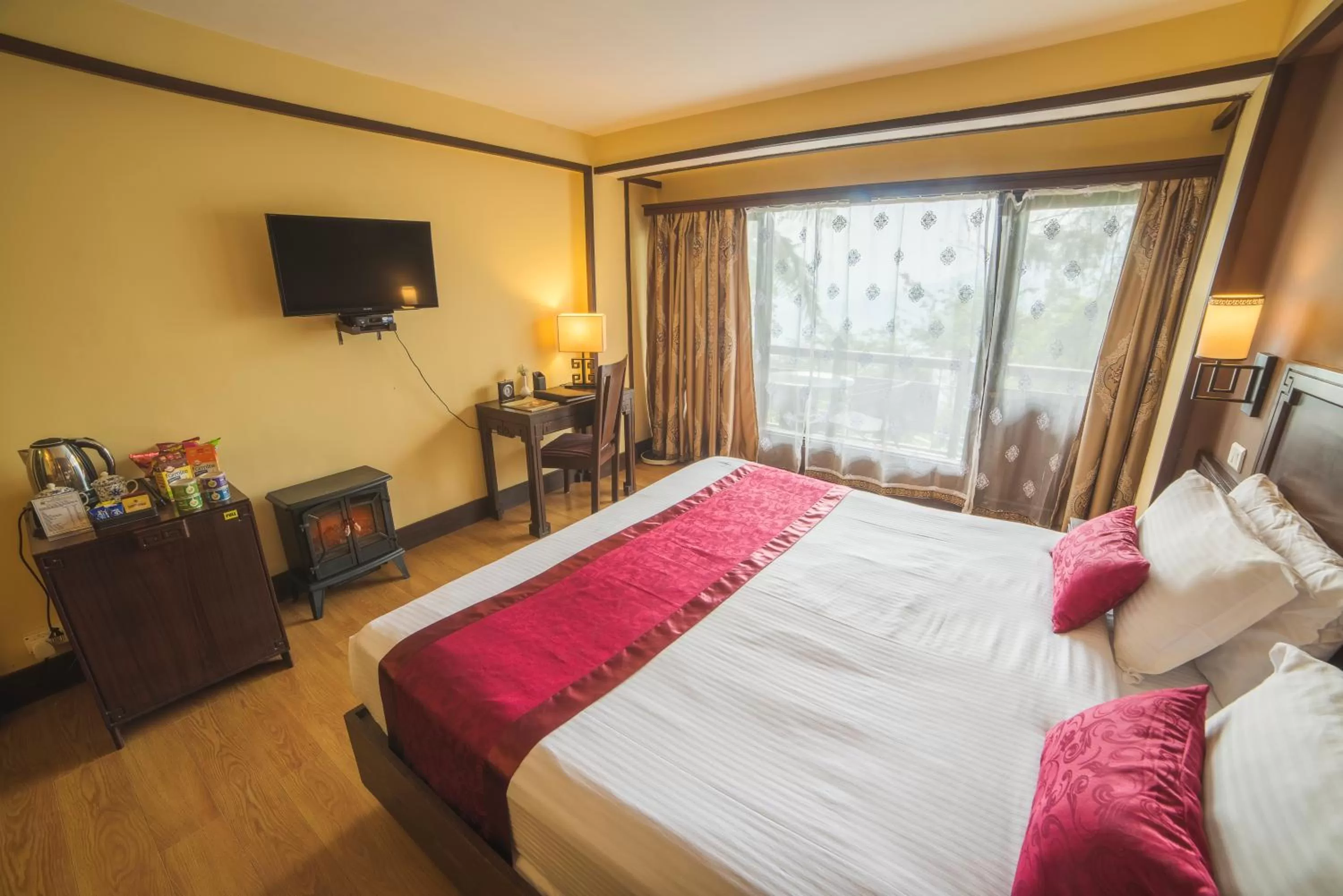 Bed in Denzong Regency- Luxury Mountain Retreat Spa & Casino