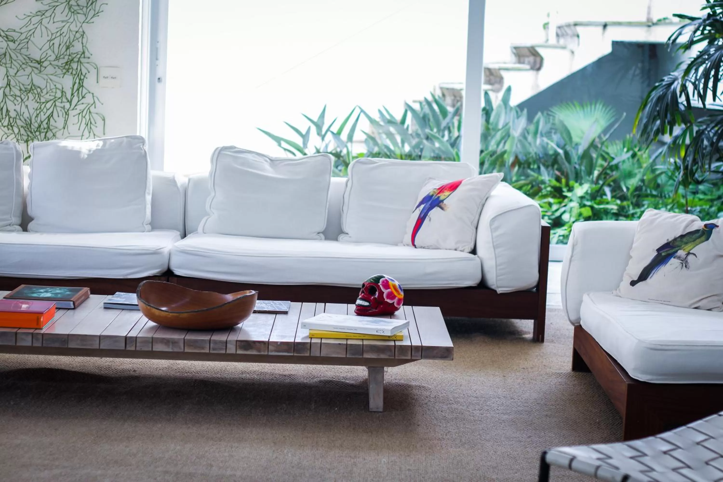 Living room in Guest House Guarujá
