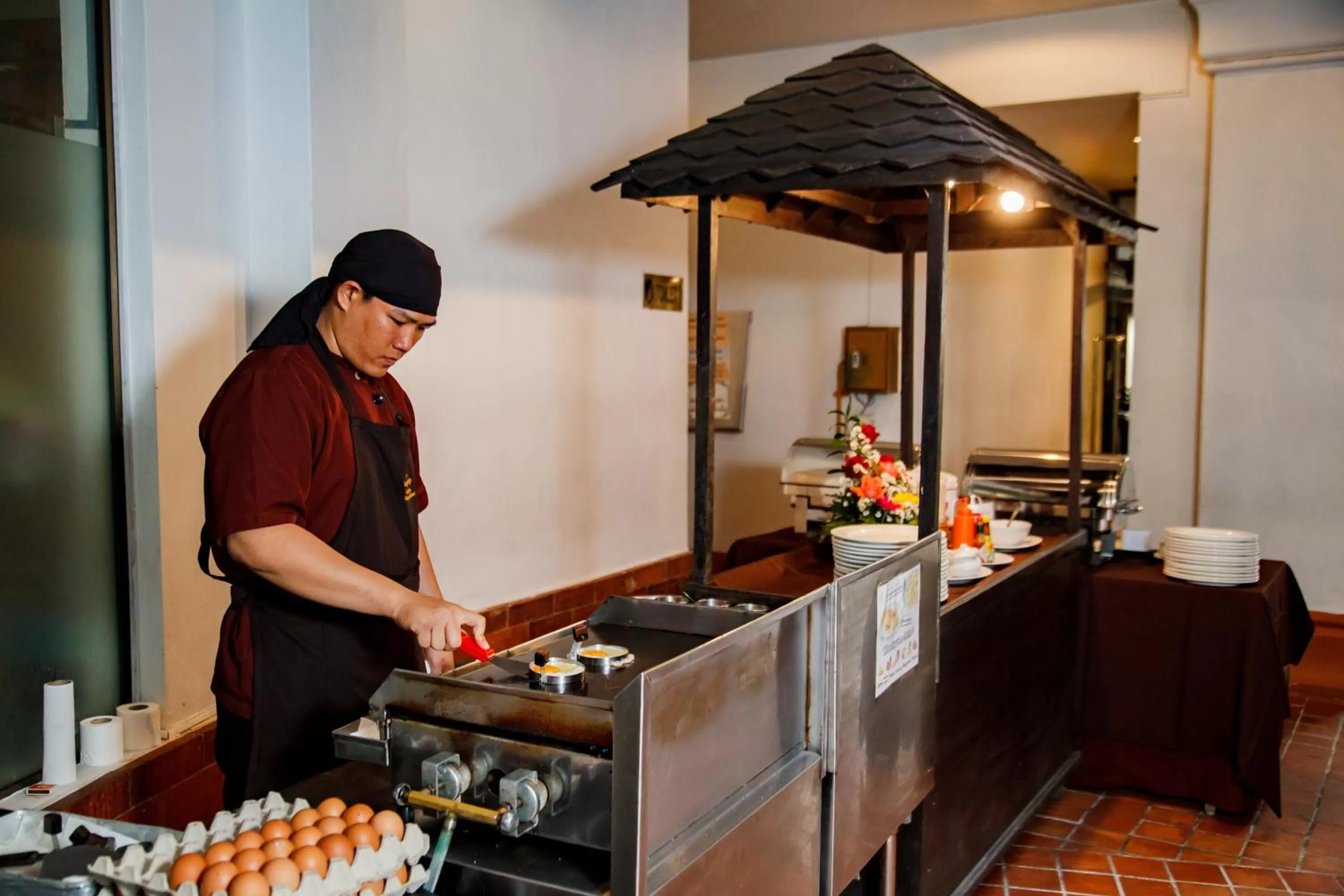 Staff in Raming Lodge Hotel