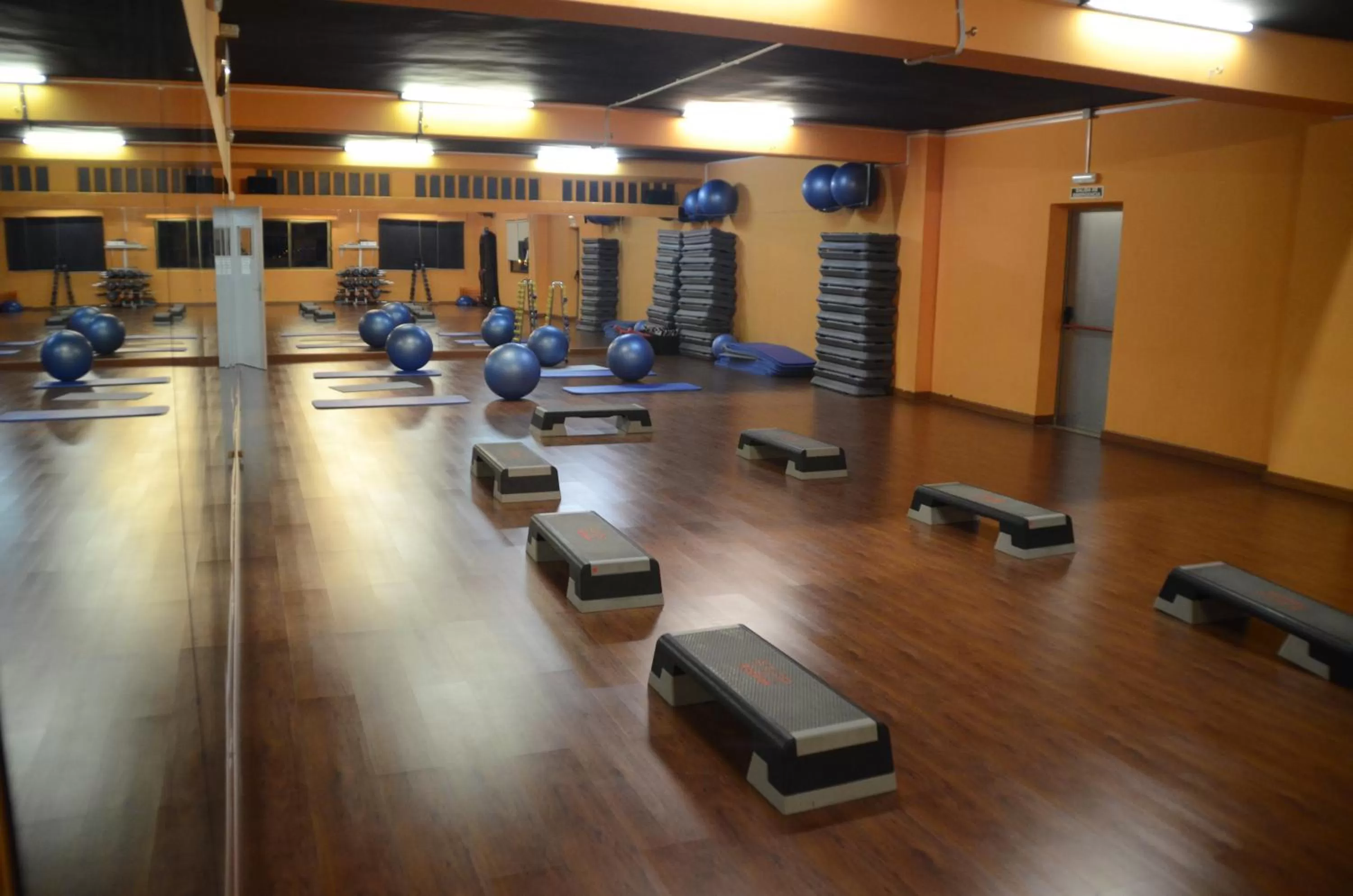 Fitness centre/facilities in Hotel San Millán