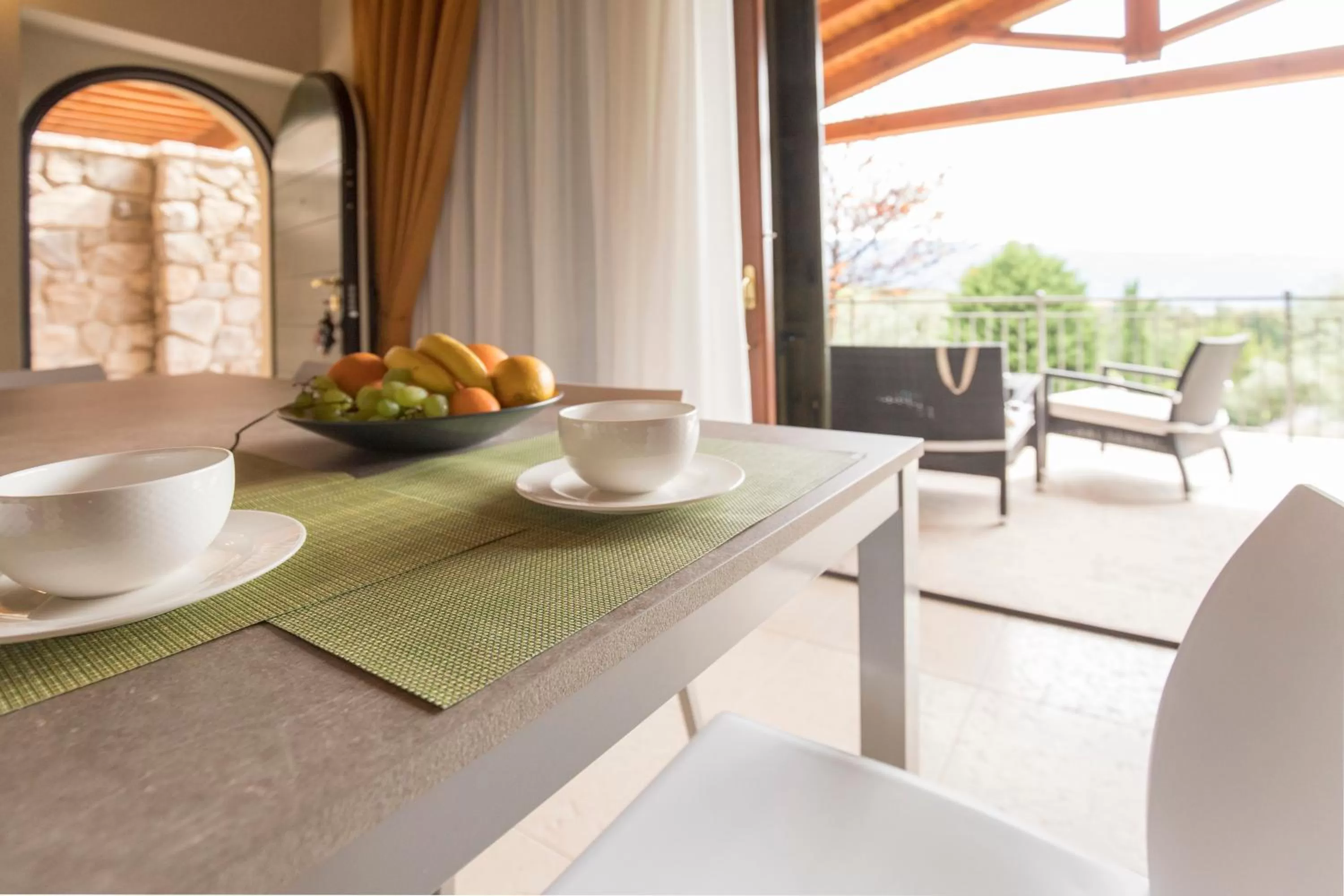 Dining area in Apartments Golf Bogliaco