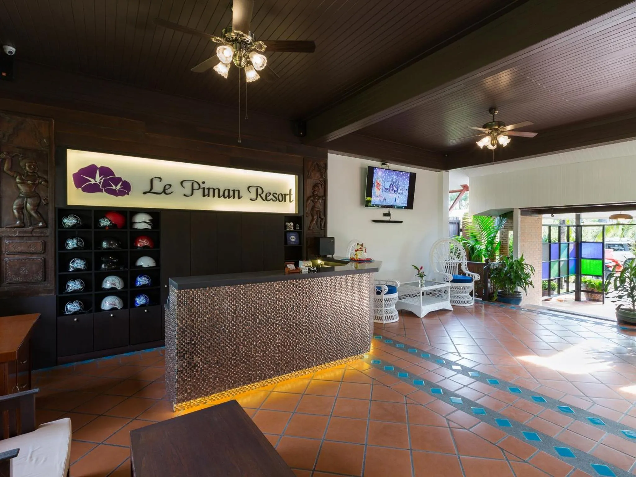 Lobby or reception in Le Piman Resort