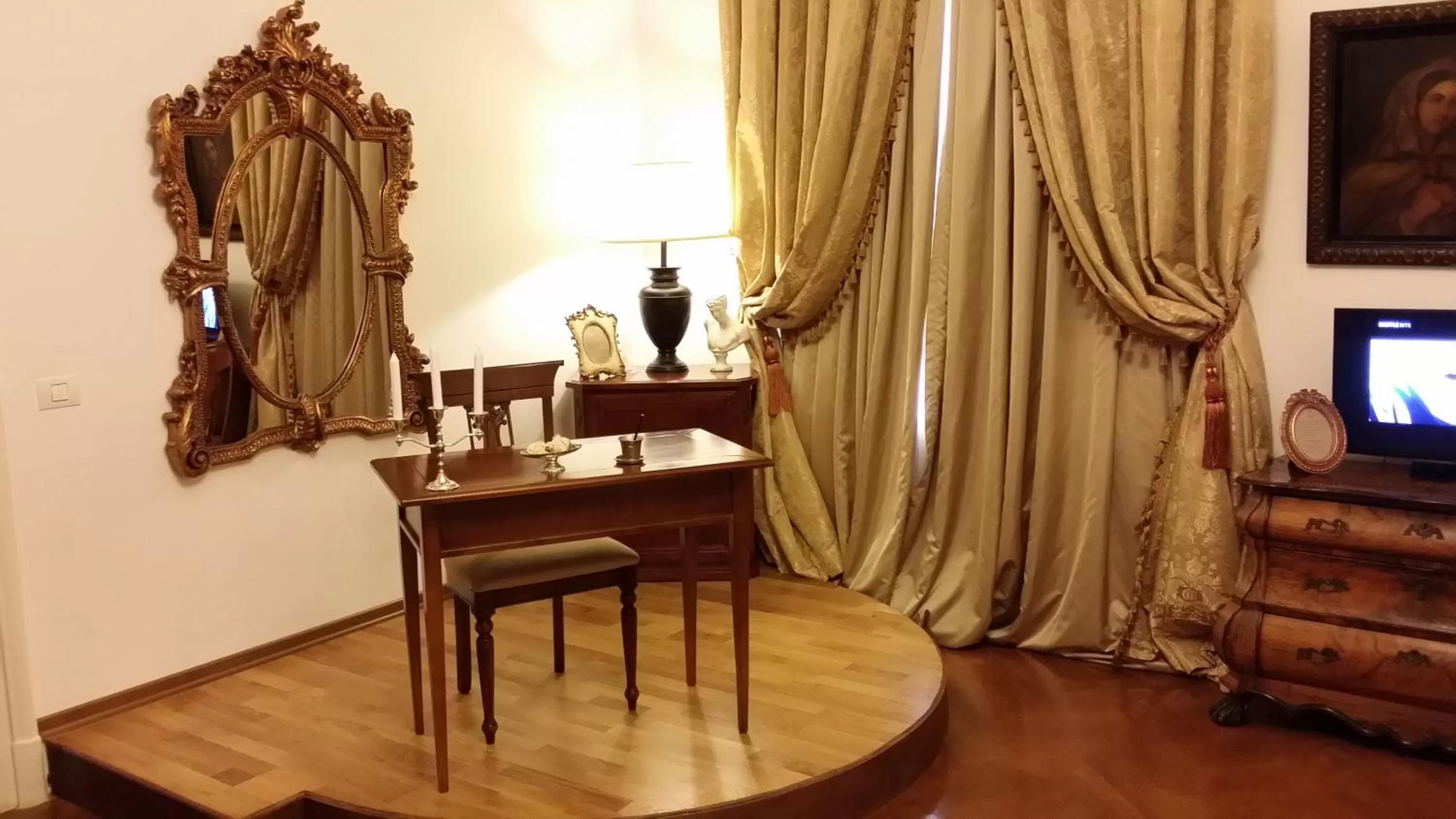 Seating area in Grand Boutique Hotel