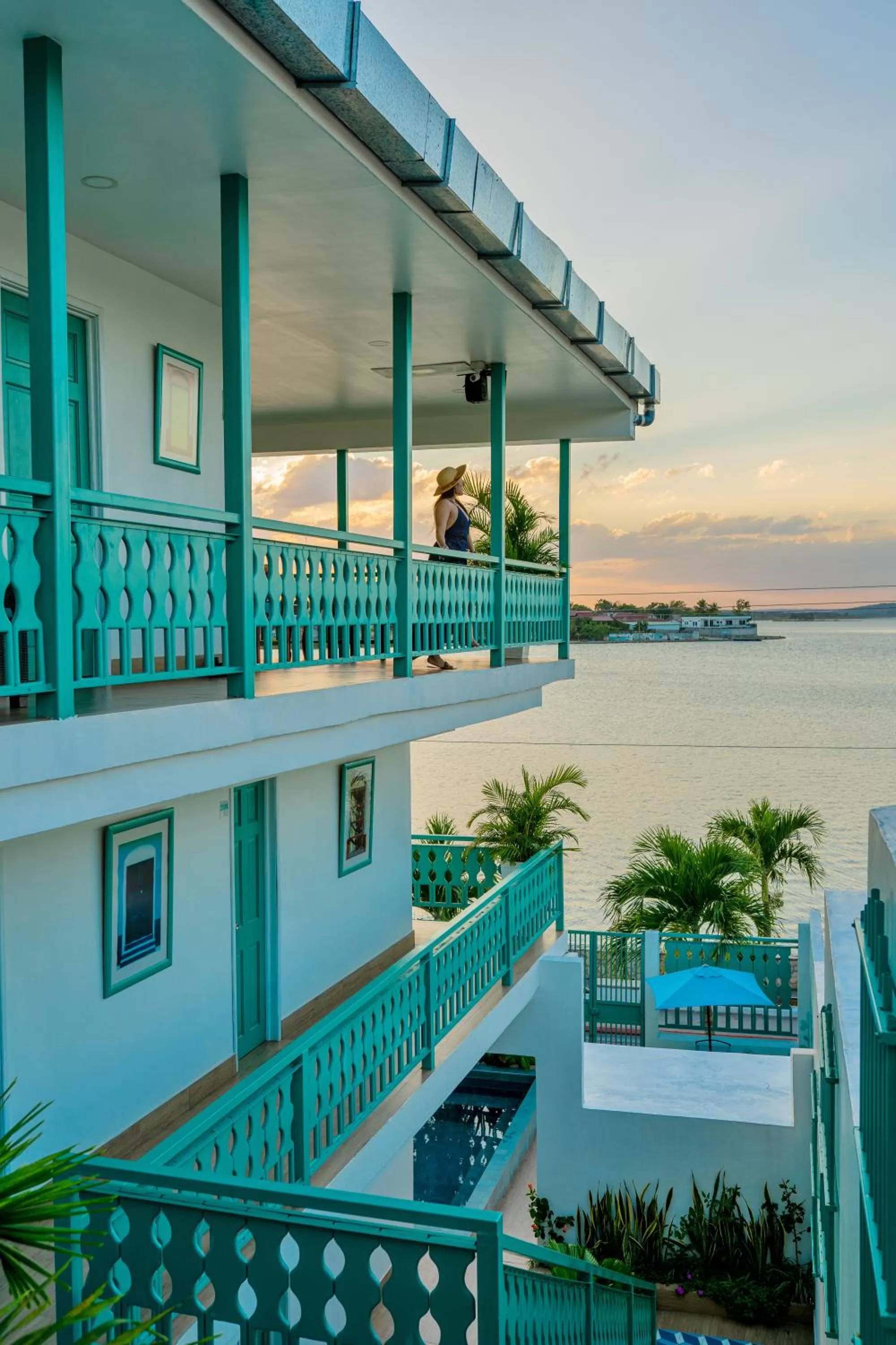 Property building in Hotel Casa Turquesa