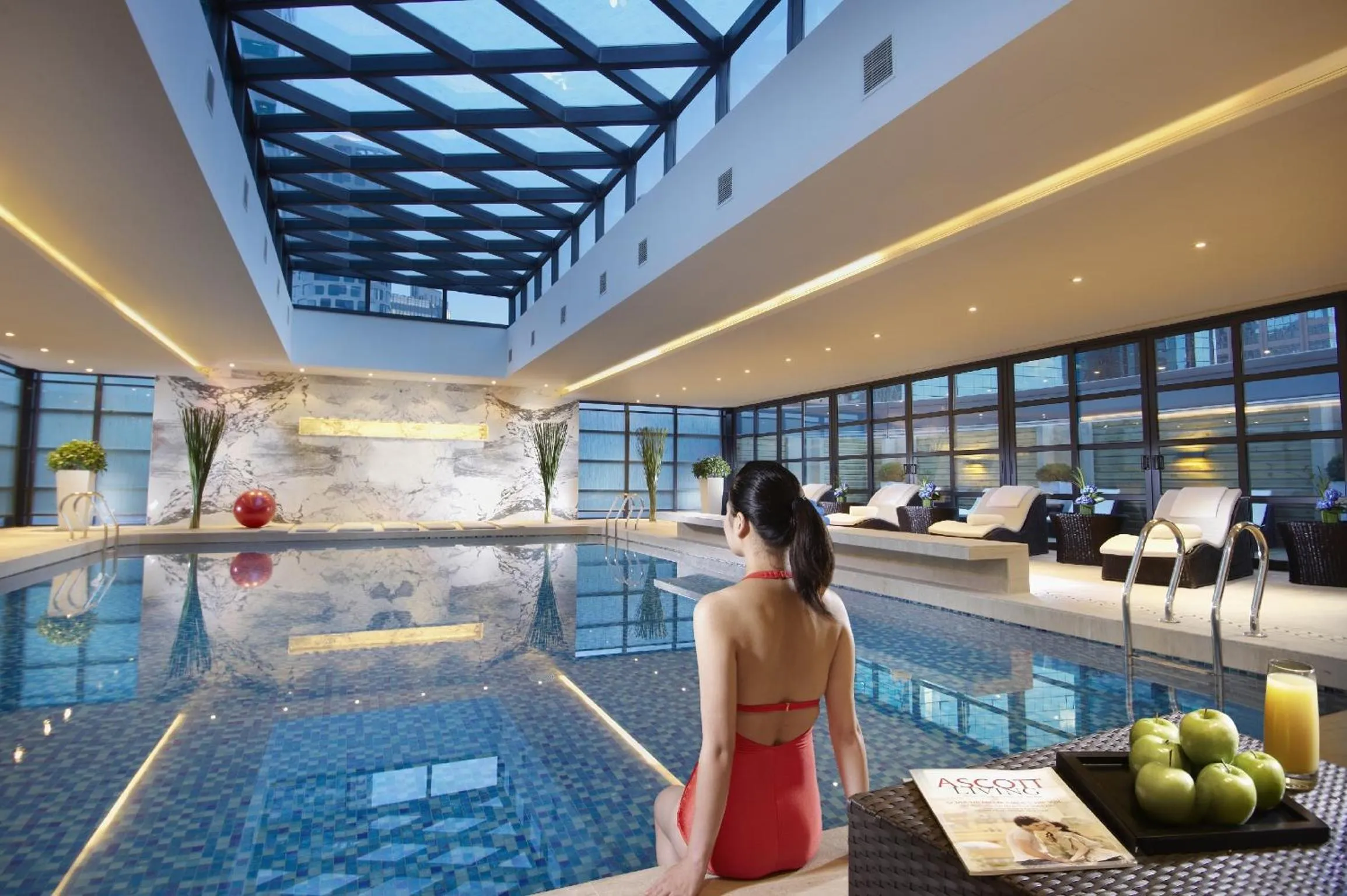 Swimming pool in Ascott Huai Hai Road Shanghai, Xintiandi