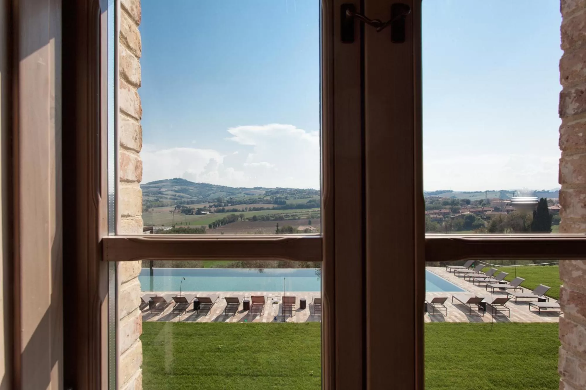 Garden view in Terra di Gradara