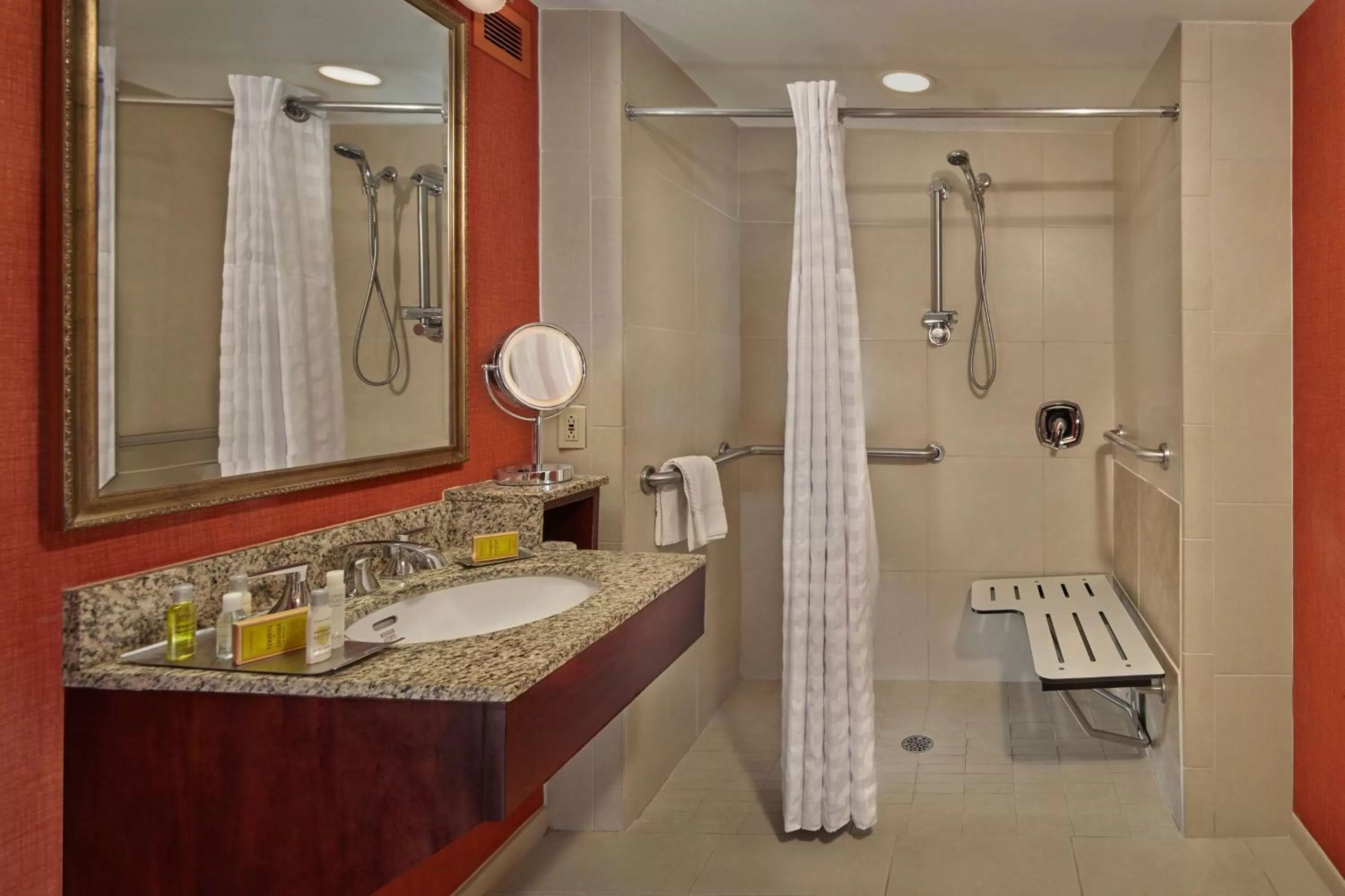 Bathroom in DoubleTree by Hilton Little Rock