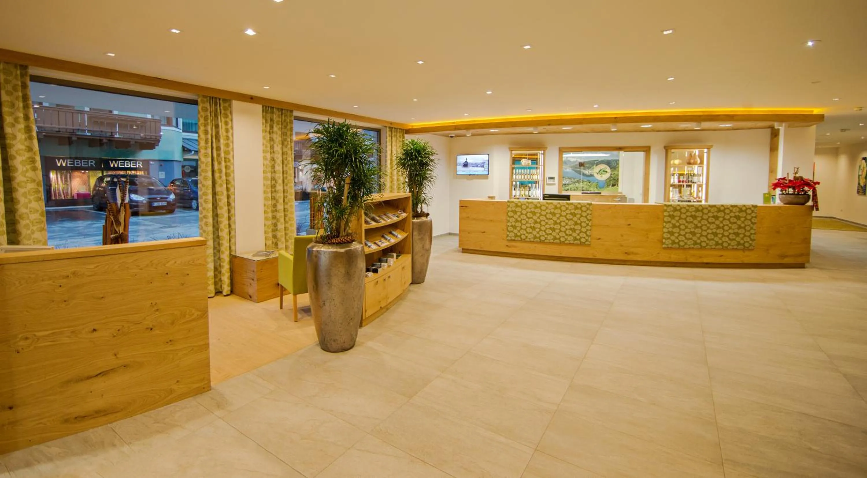 Lobby or reception in Hotel Grüner Baum