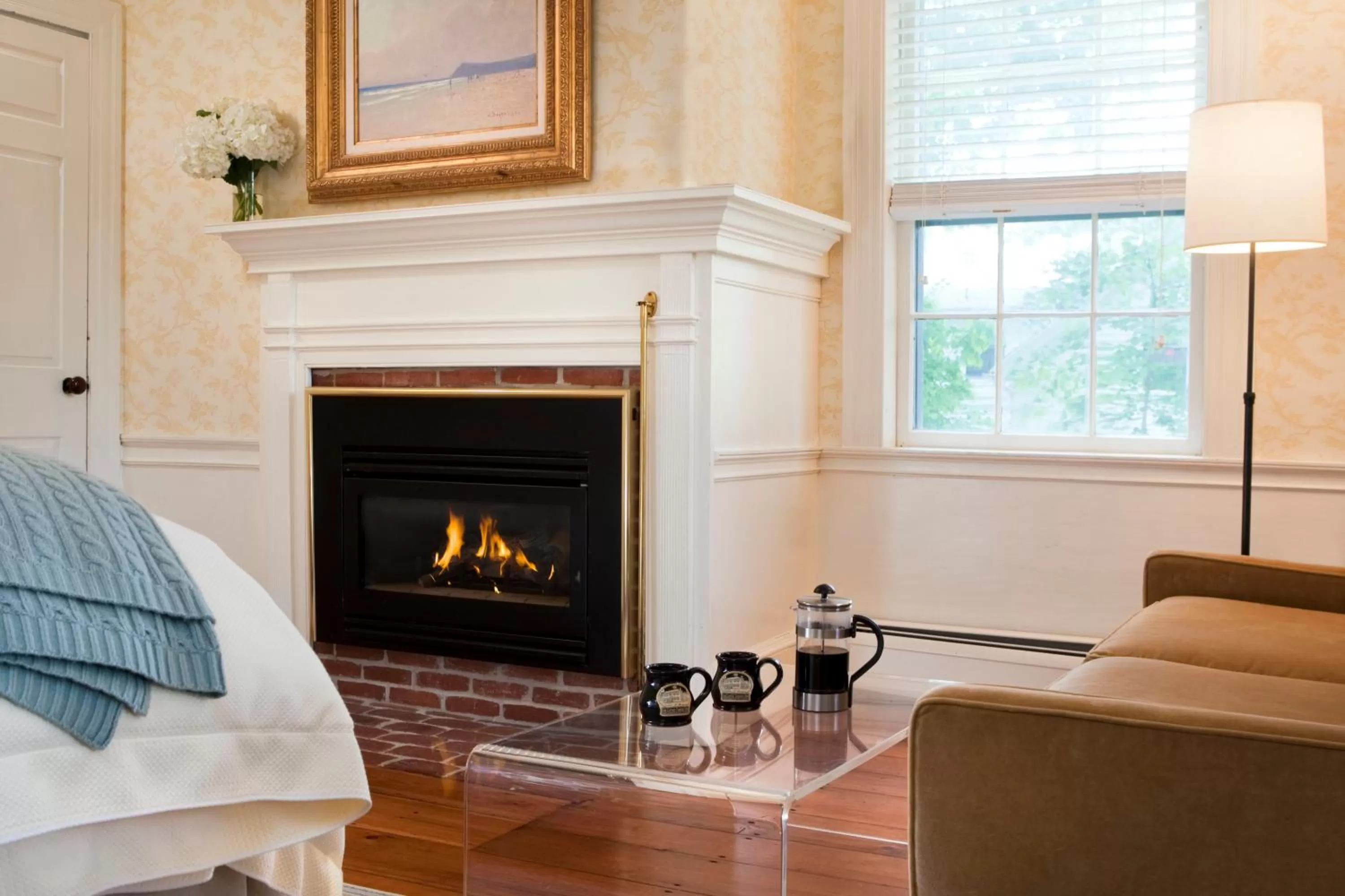 Seating area in Kennebunkport Captains Collection