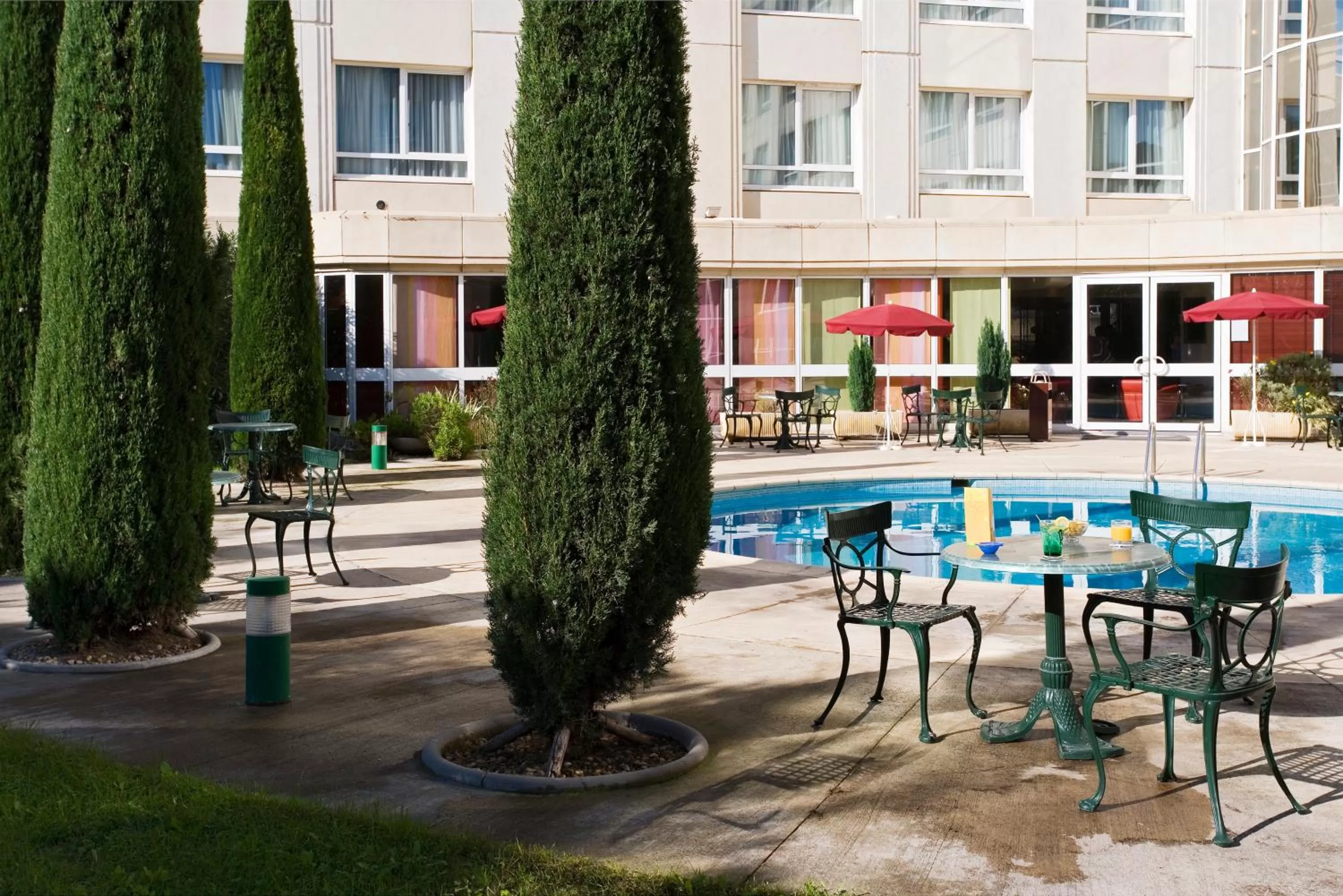 Patio in Novotel Suites Montpellier Antigone