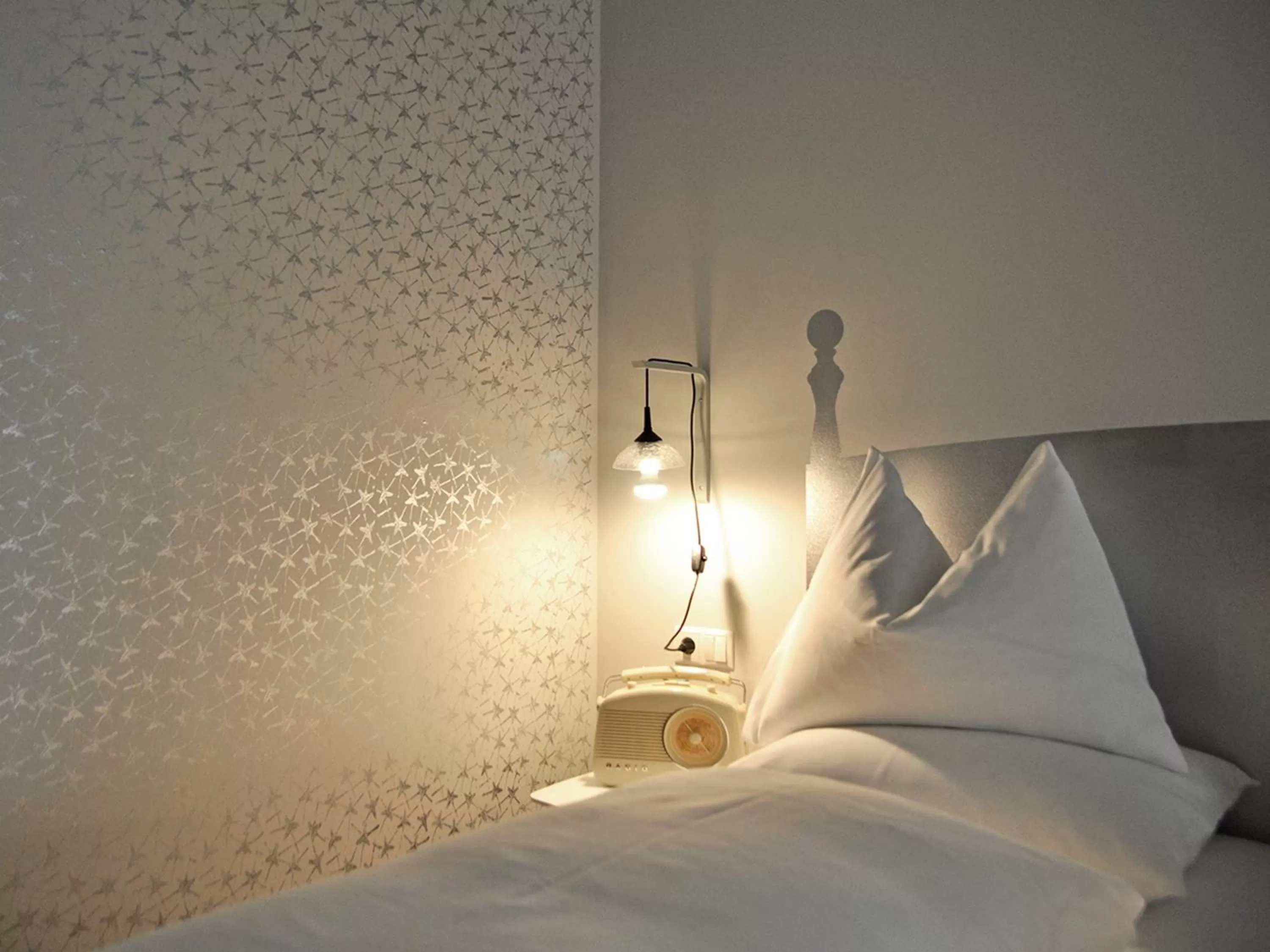 Decorative detail, Bed in grätzlhotel Karmelitermarkt