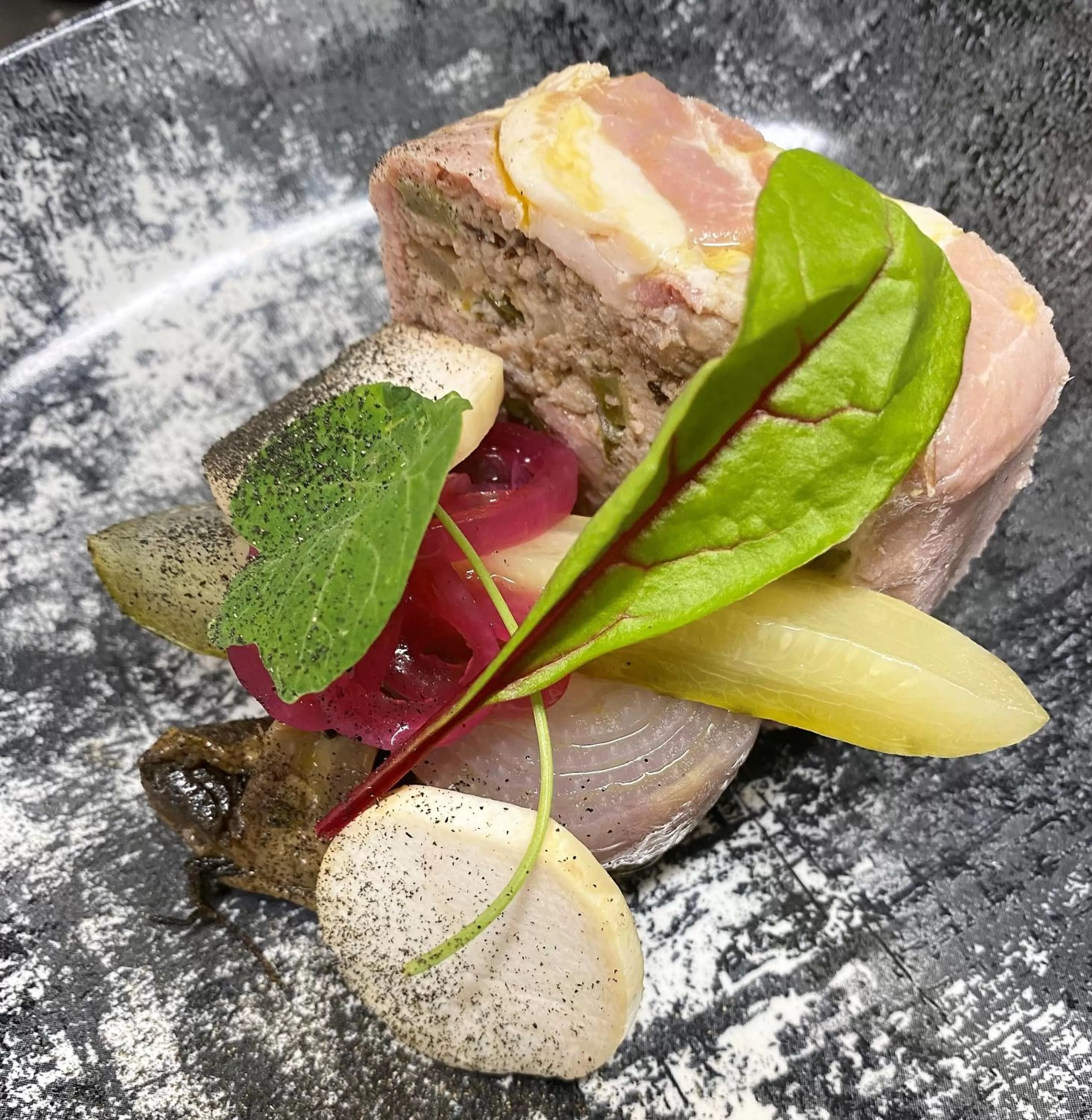 Food close-up in Craig-y-Dderwen Riverside Hotel