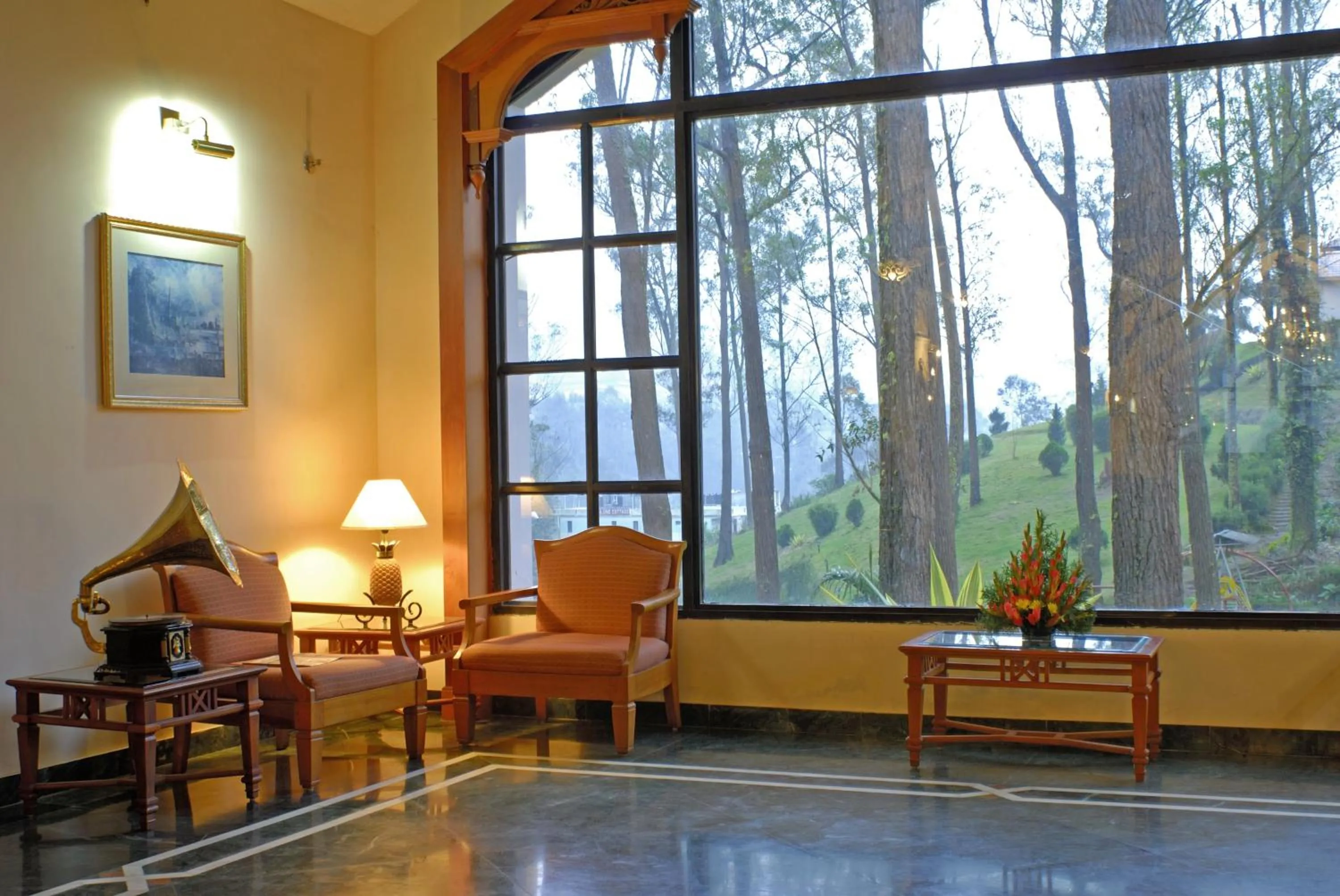 Lobby or reception in KTDC Tea county