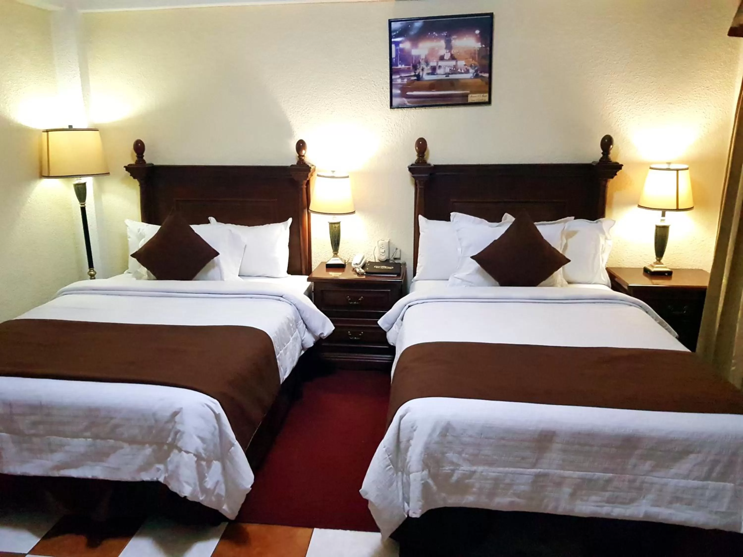 Bed in Hotel Las Americas